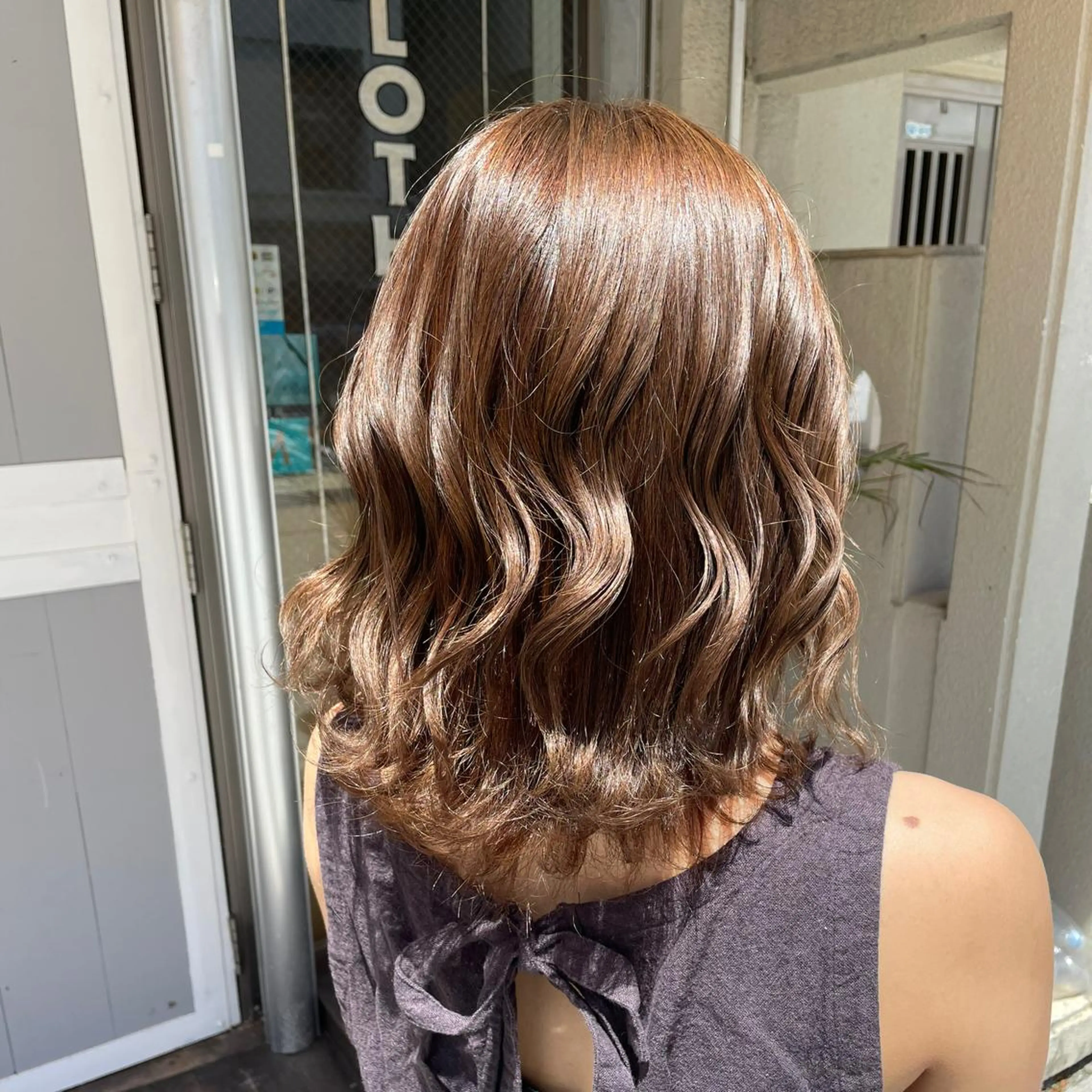 ミディアム ヘアカラー miloc那覇 MIKUのヘアスタイル