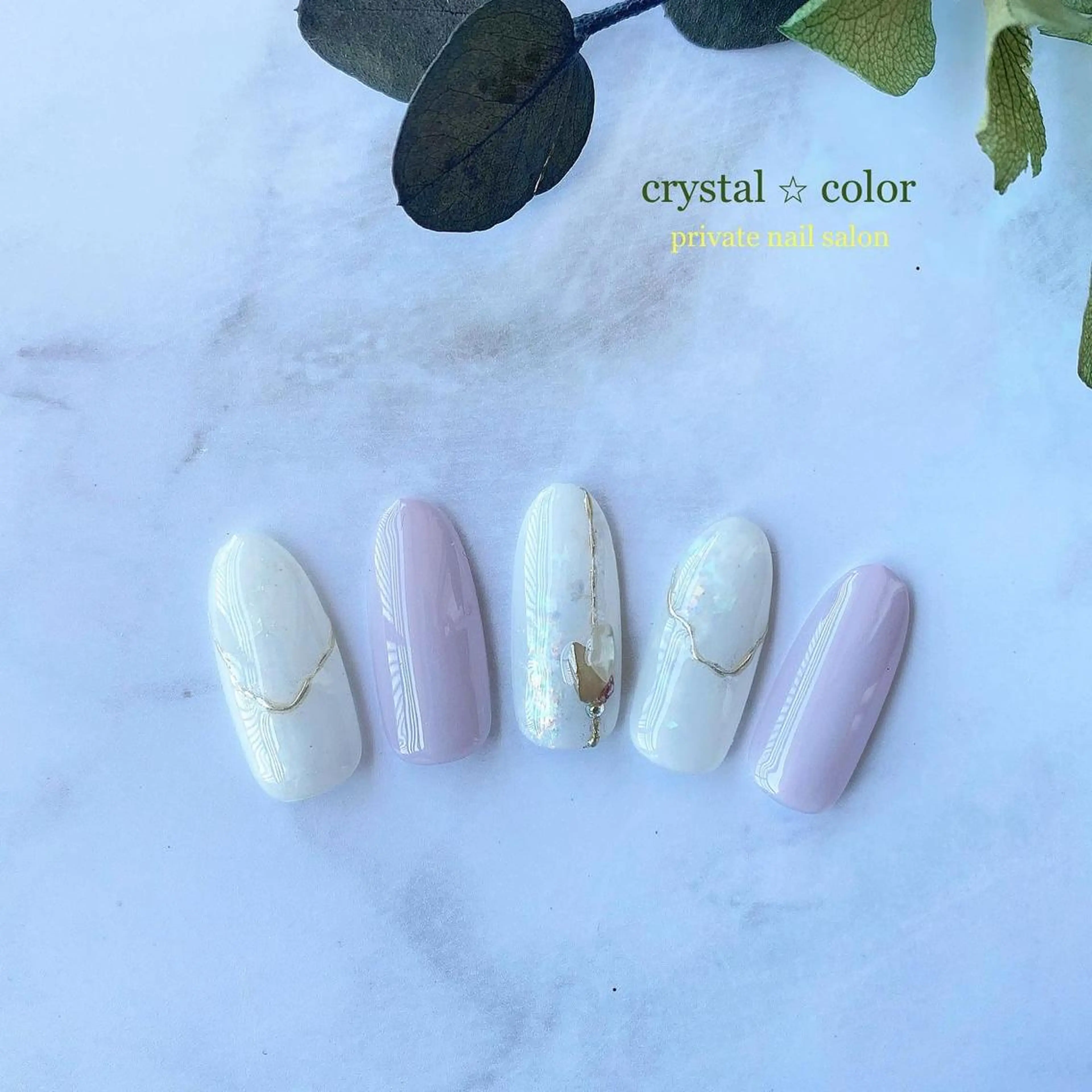 ネイル crystal ⭐︎ colorのネイルデザイン