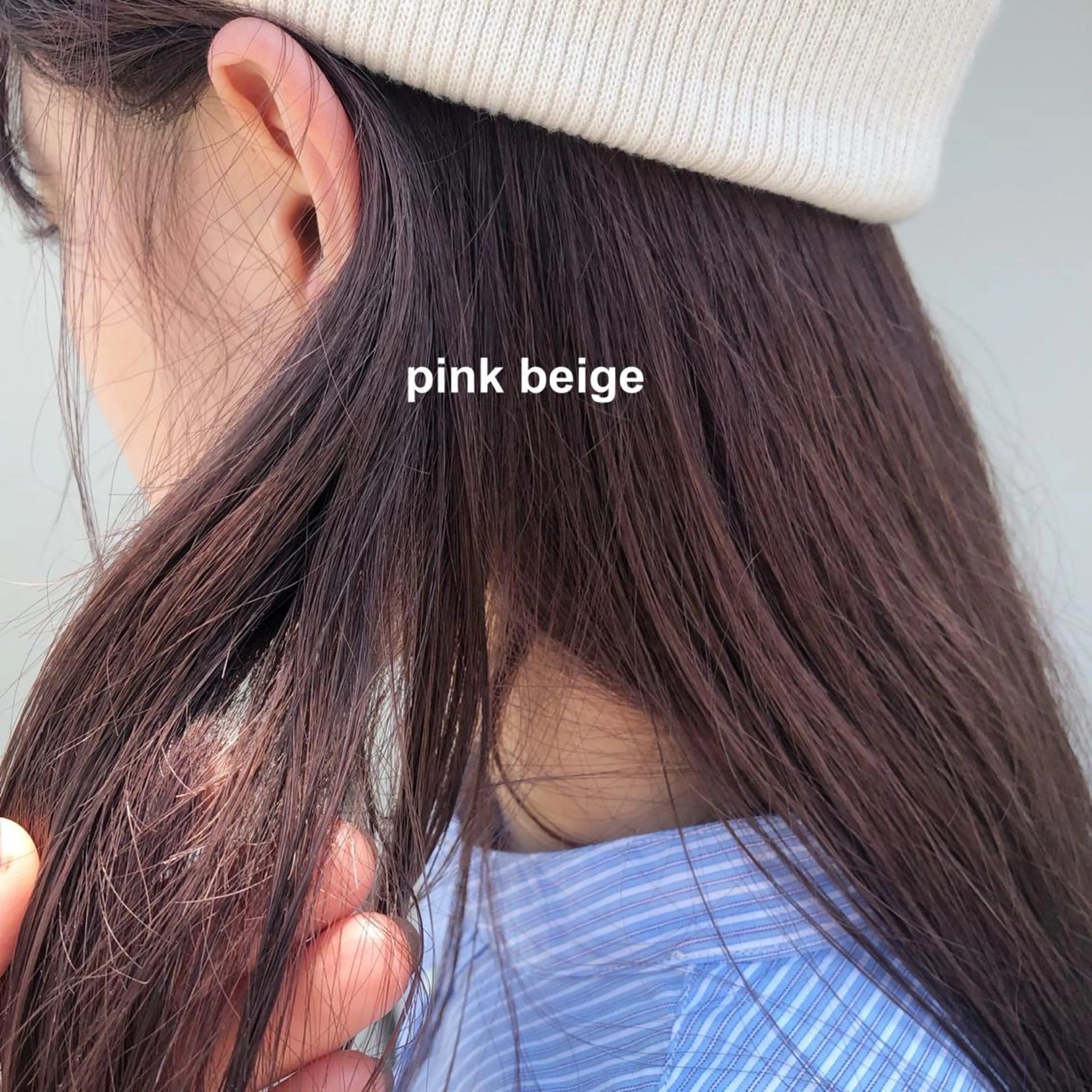 セミロング カラー ヘアアレンジ ブリーチ ピンクカラー カット ヘアカラー トリートメント ケアブリーチ/ボブ/ honoのヘアスタイル