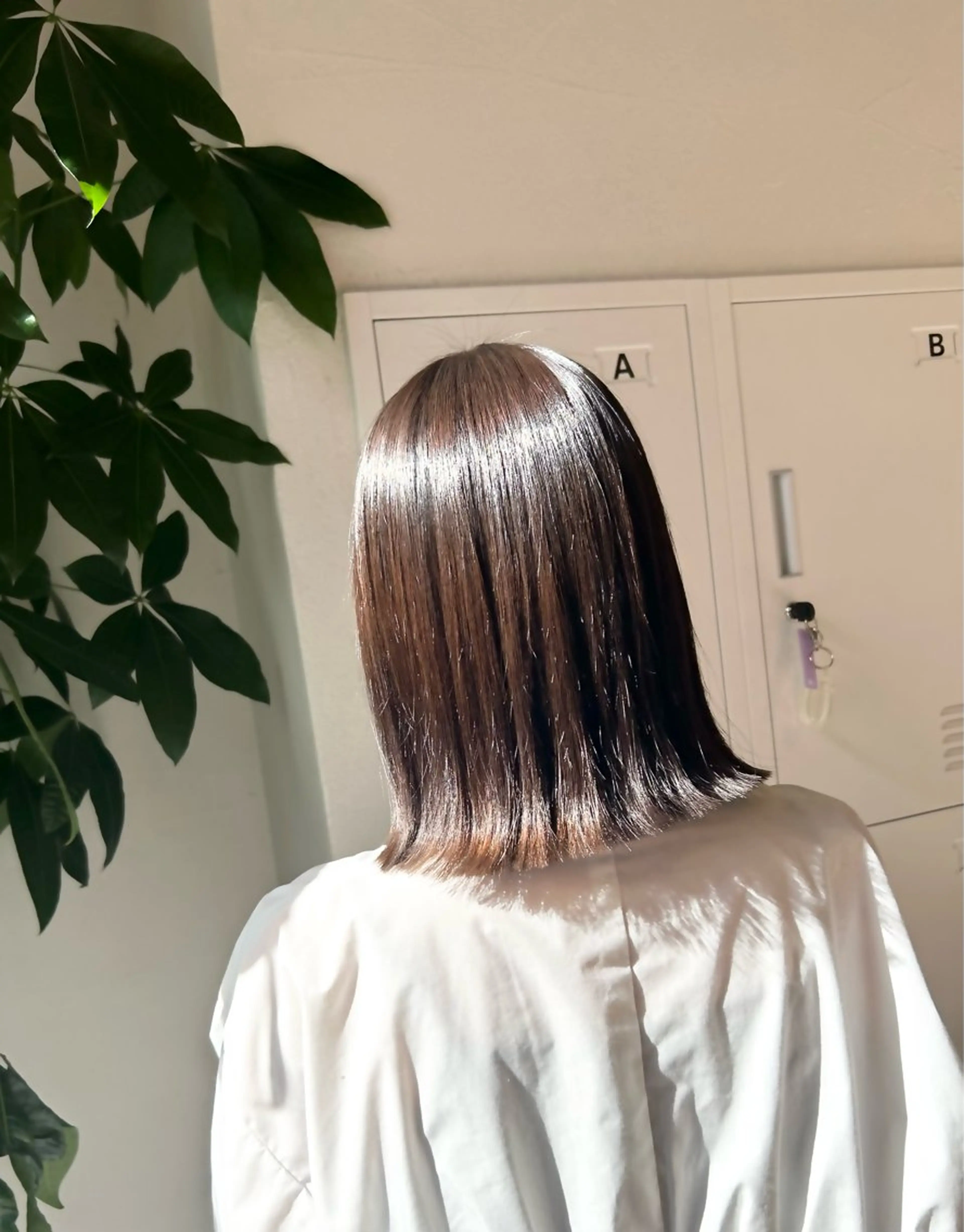 ミディアム カラー カット ヘアカラー パーマ 縮毛矯正 トリートメント 🌿艶髪透明感 佐藤遥🌿のヘアスタイル
