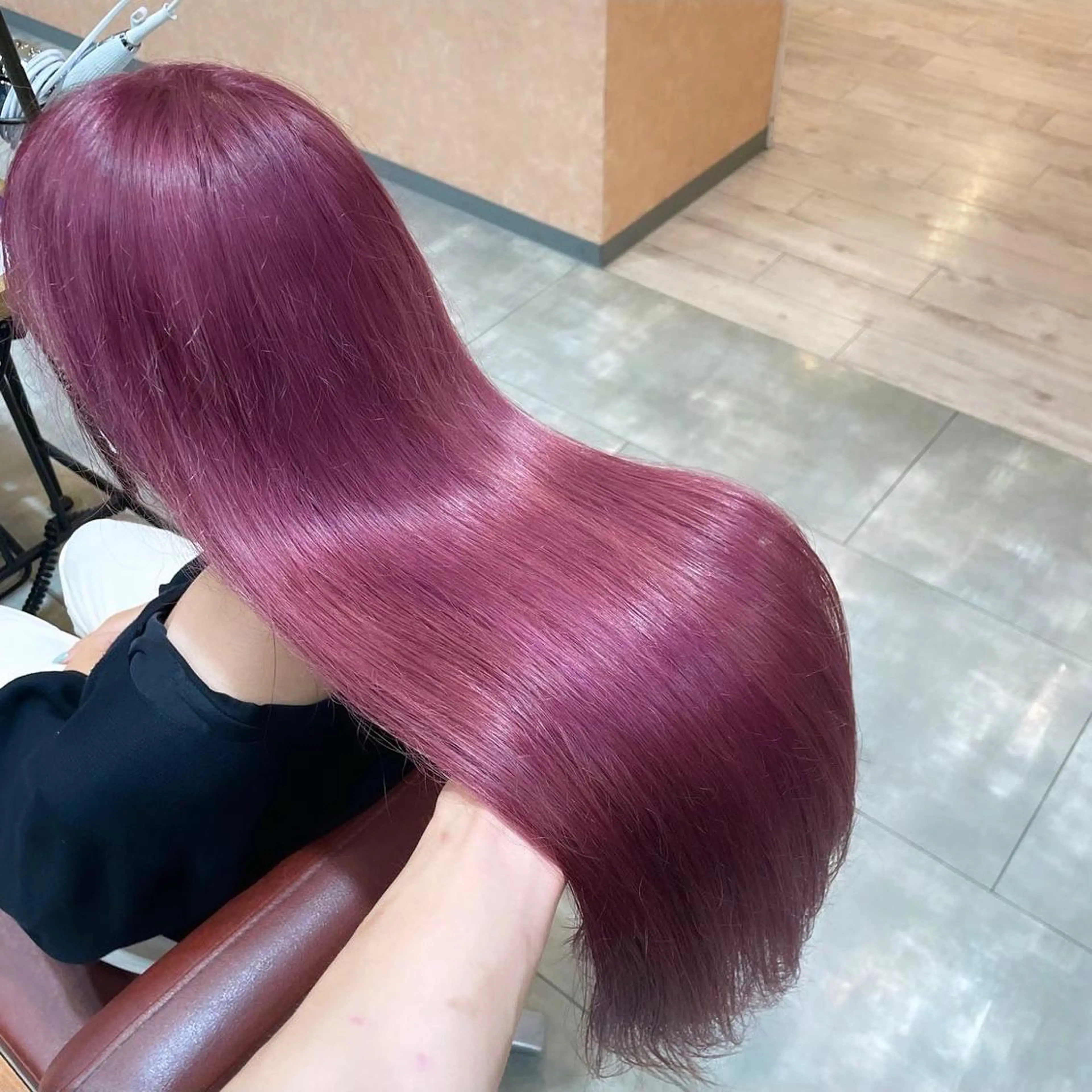 セミロング カラー La Blessグランサロン梅田店所属・梅田美容室/ブリーチ なし/レイヤーカットのヘアスタイル
