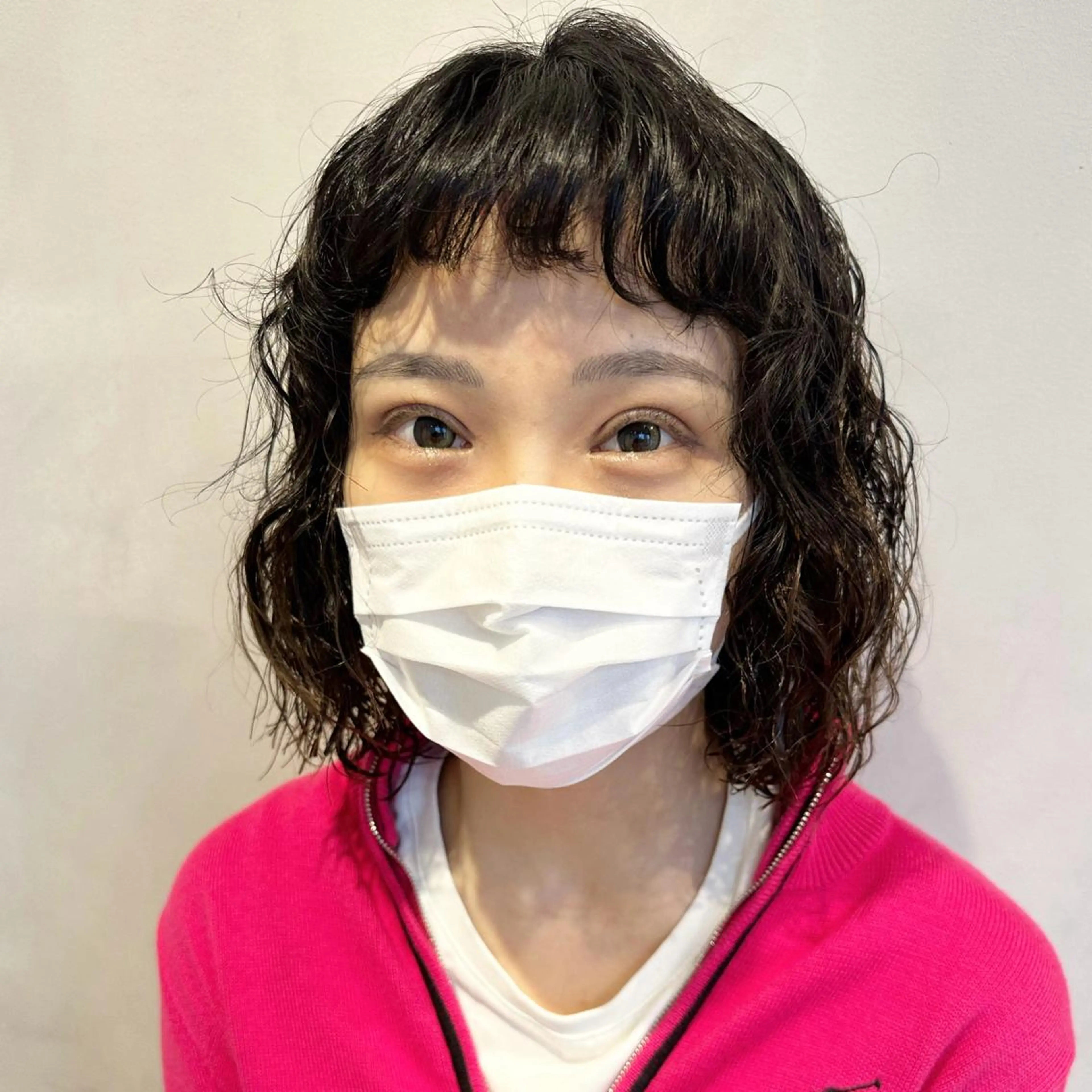 ショート パーマ カット パーマ トリートメント デザインカラー/パー マ🦖外岡咲希🦖のヘアスタイル