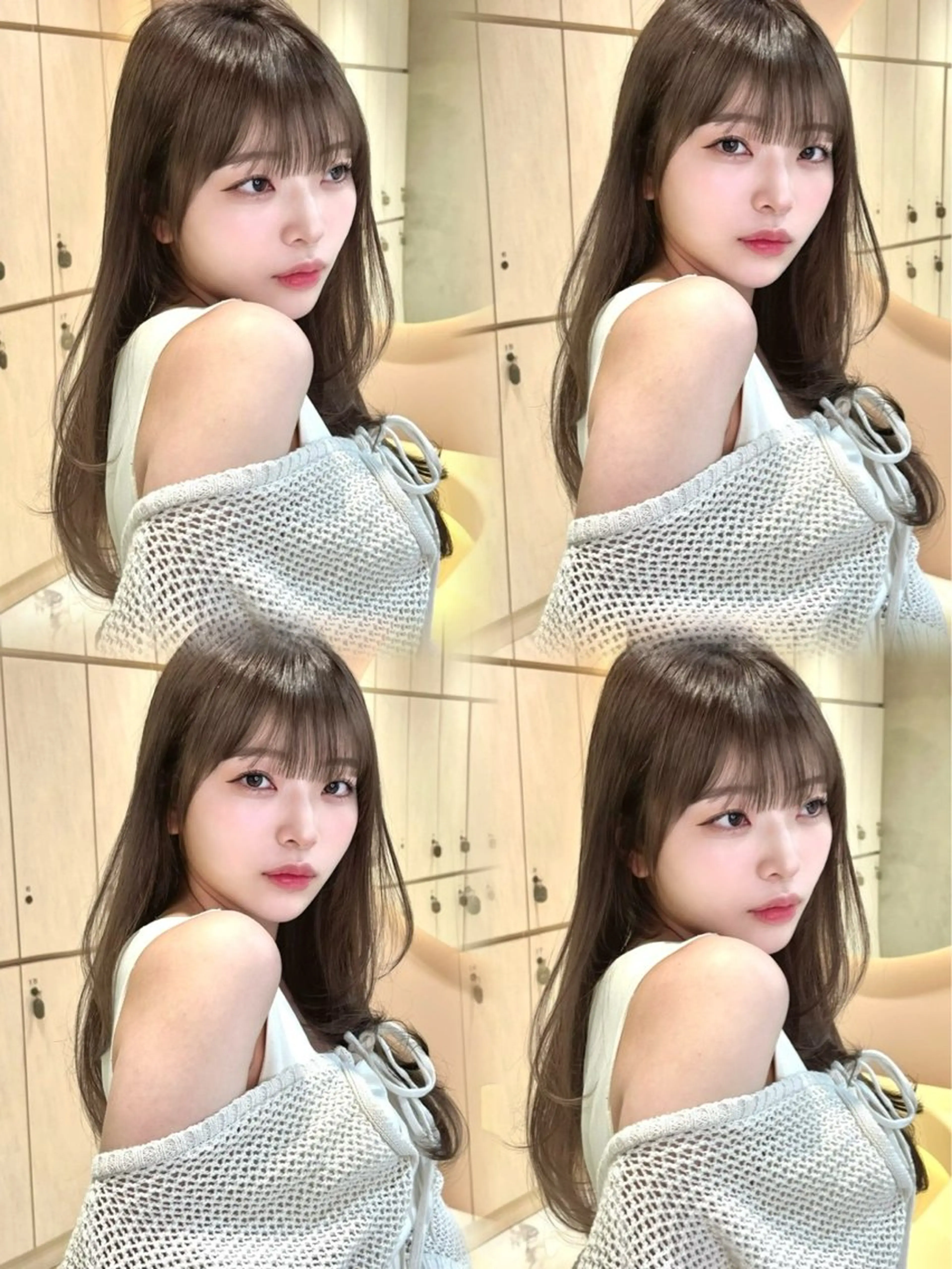 セミロング カラー パーマ カット ヘアカラー 縮毛矯正 トリートメント 髪質改善 顔まわり 🌿柏崎颯刀のヘアスタイル