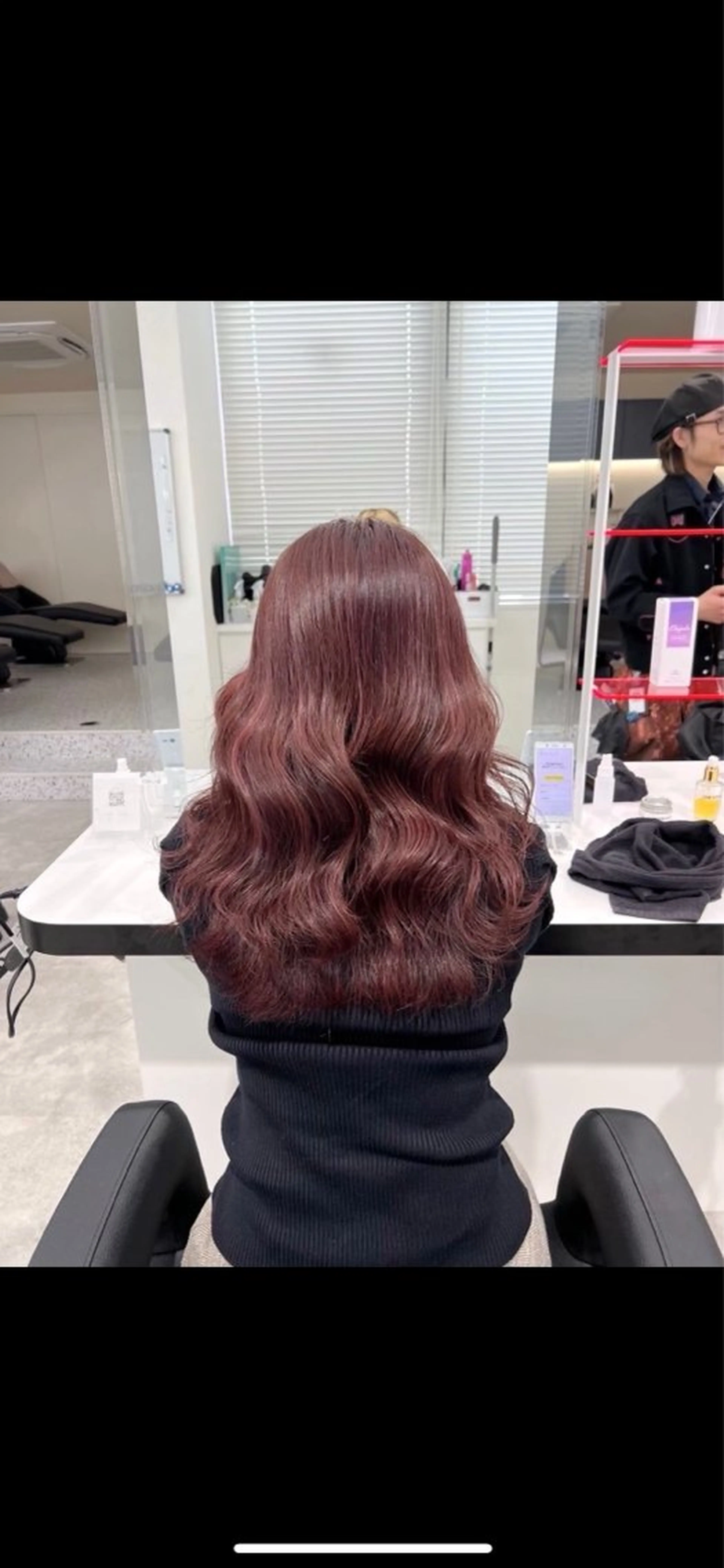 ロング ヘアカラー トリートメント ヘアセット NANA🥀韓国ヘア /レイヤー/暖色🥀のヘアスタイル