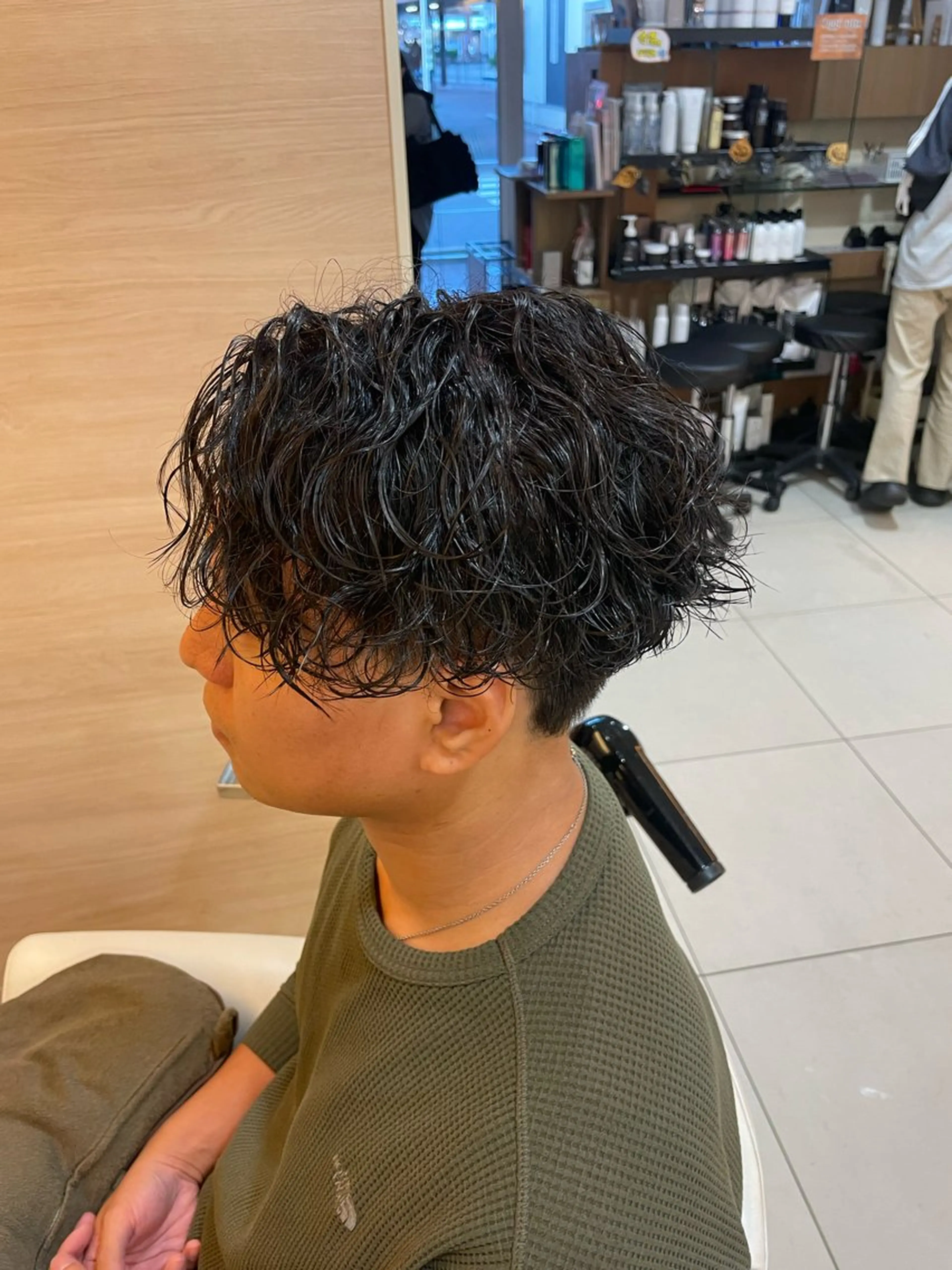 パーマ メンズ メンズパーマ 波巻きパーマ カット パーマ 韓国ヘア/パーマ スタイル　北川玲聖のヘアスタイル