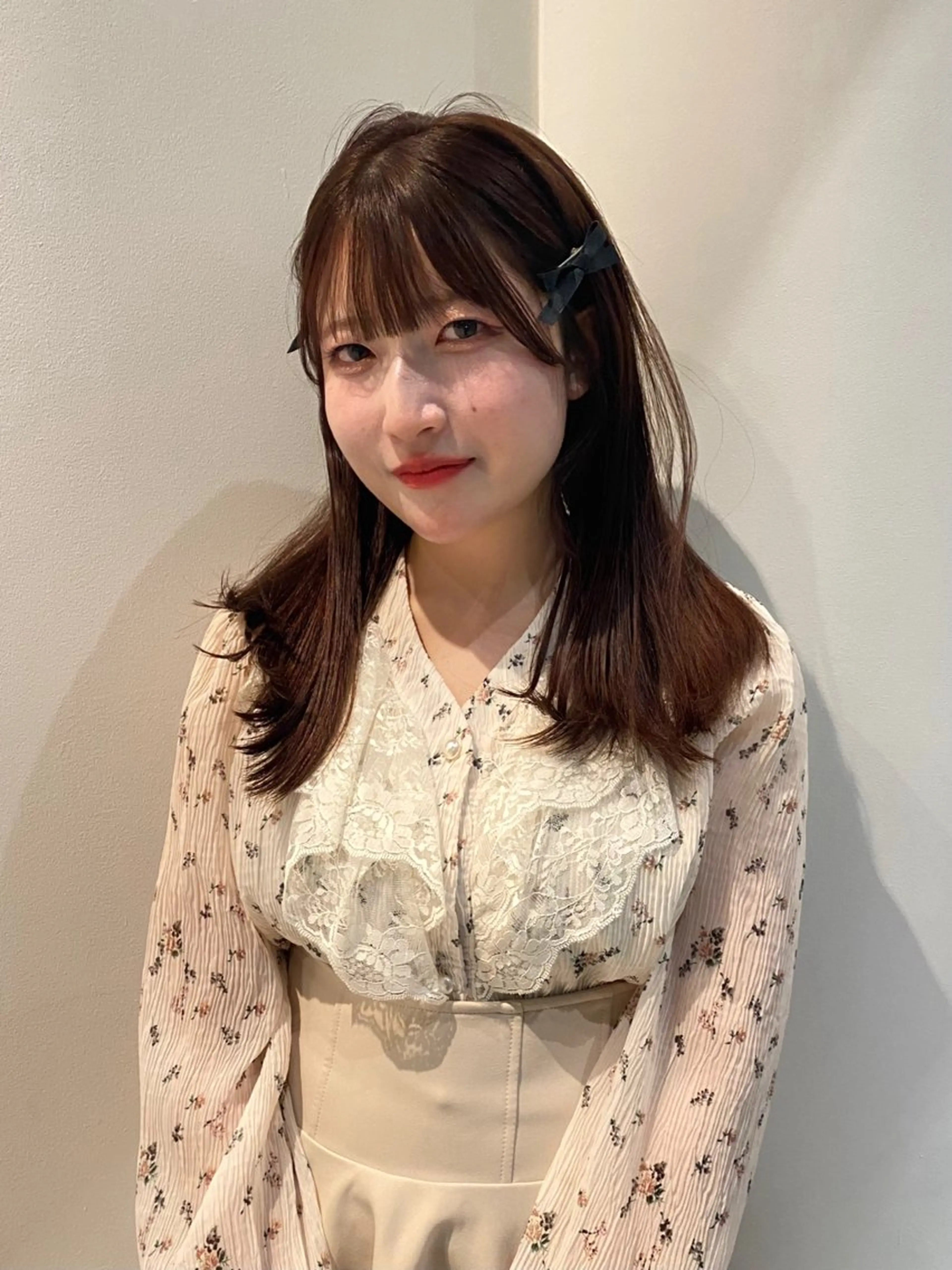 セミロング カラー カット ヘアカラー 縮毛矯正 トリートメント mai / linoah˚✧のヘアスタイル