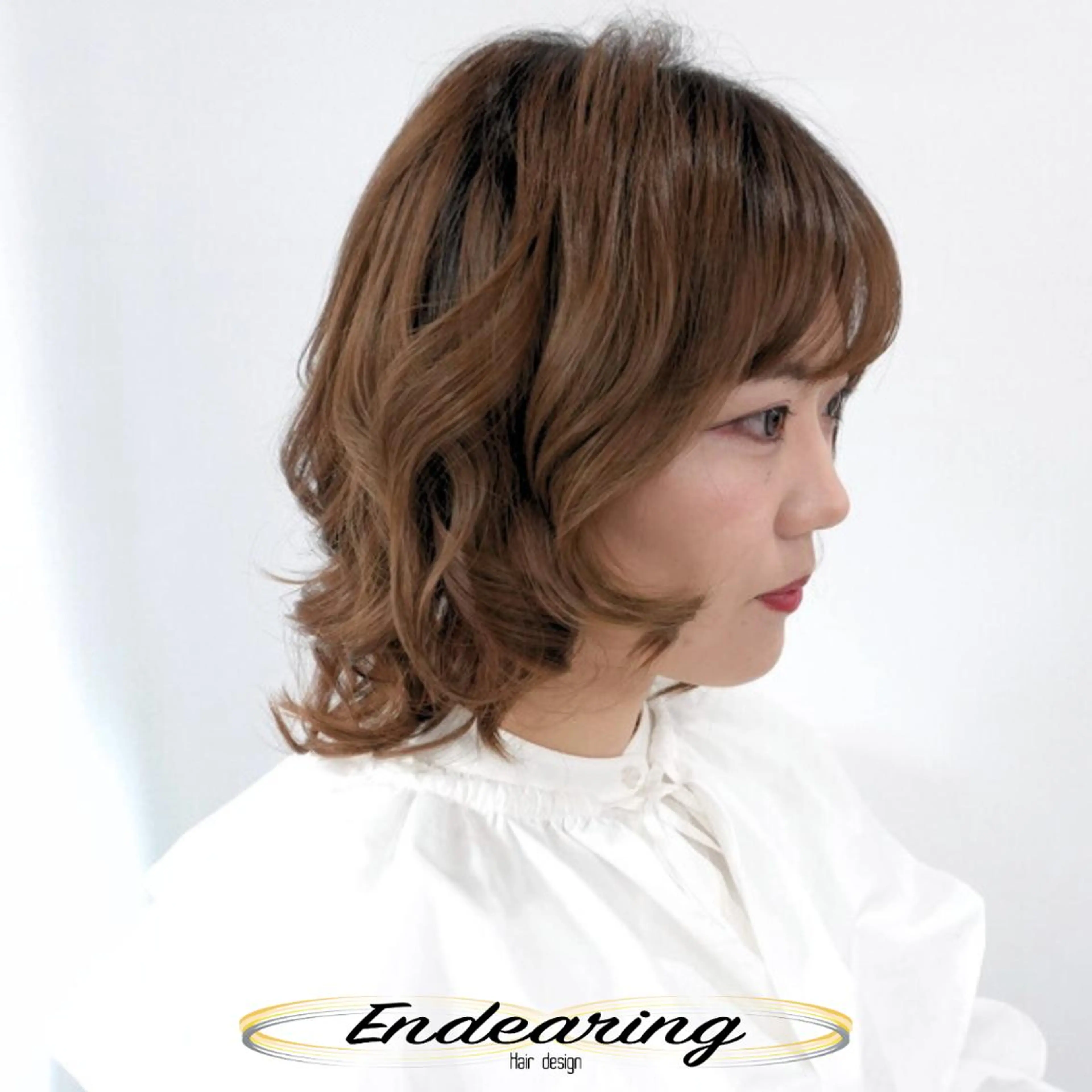 セミロング レイヤーカット トリートメント ヘアカラー トリートメント Endearing 銀座/レイヤーカットのヘアスタイル