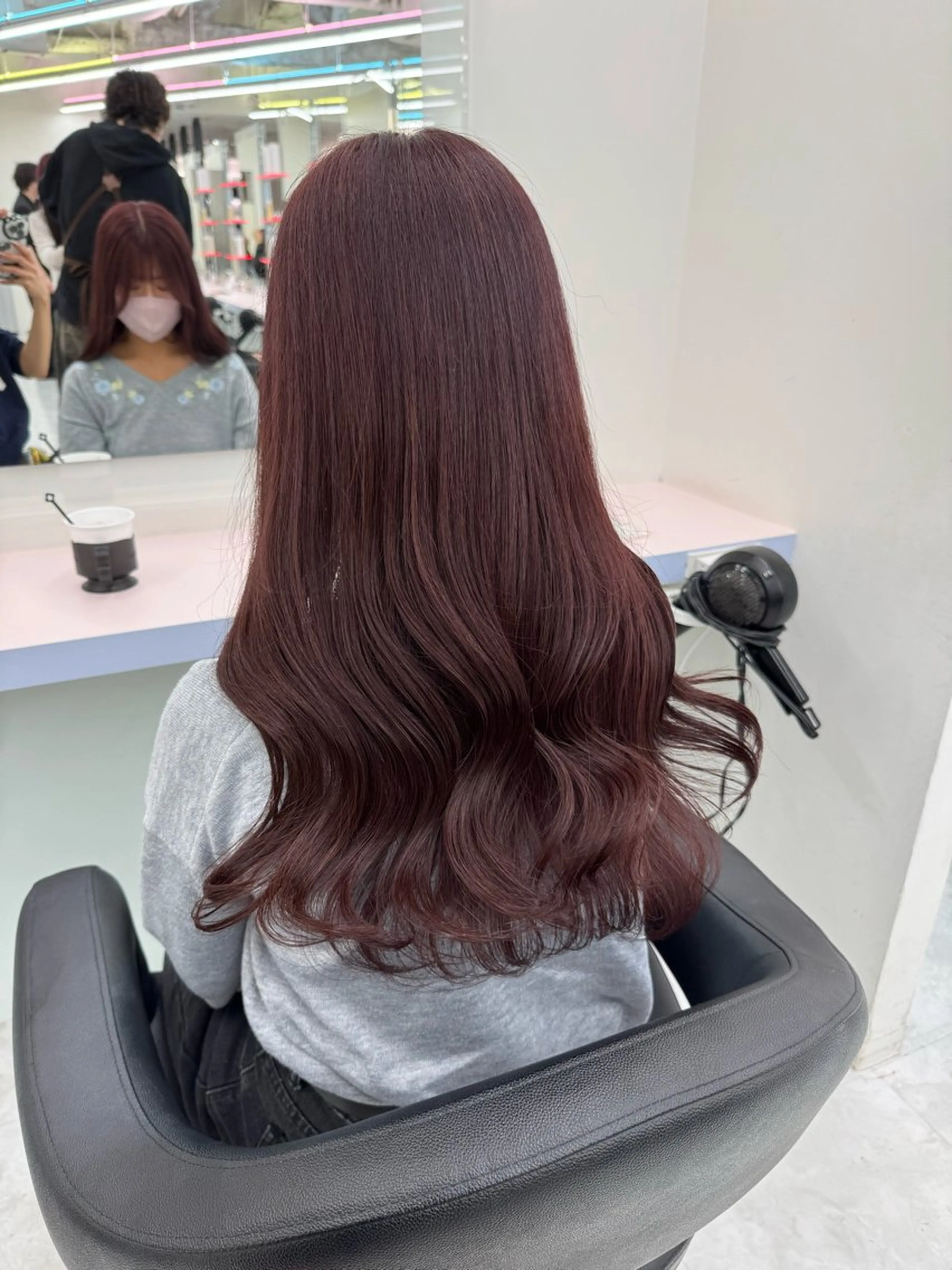ロング カラー ブリーチ ダブルカラー ラベンダーカラー ブリーチなしカラー ピンクカラー ♡ブリーチカラー♡ Mirioのヘアスタイル
