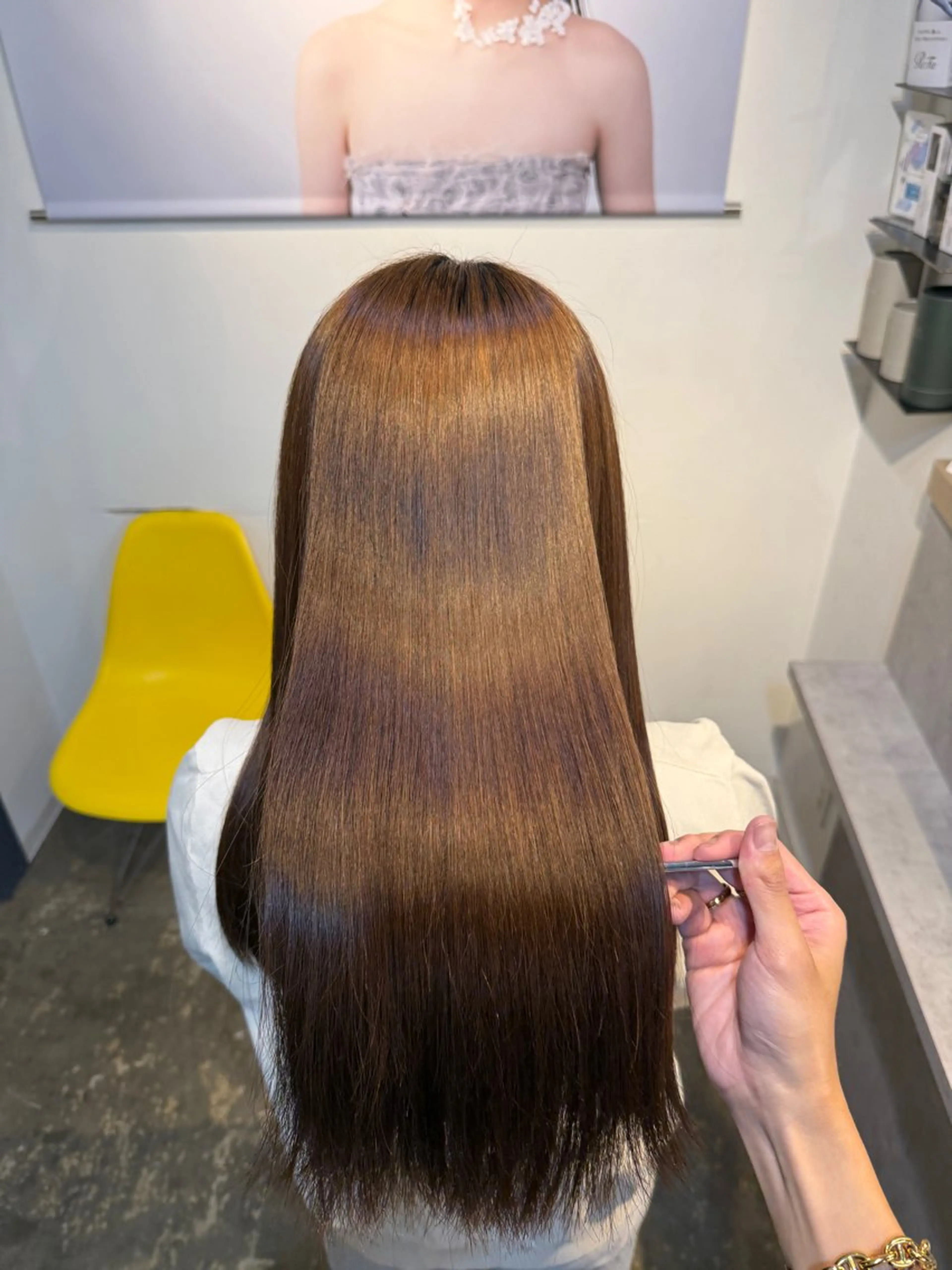 ロング カット 縮毛矯正 縮毛矯正/レイヤー カット⭐️SHOTAのヘアスタイル