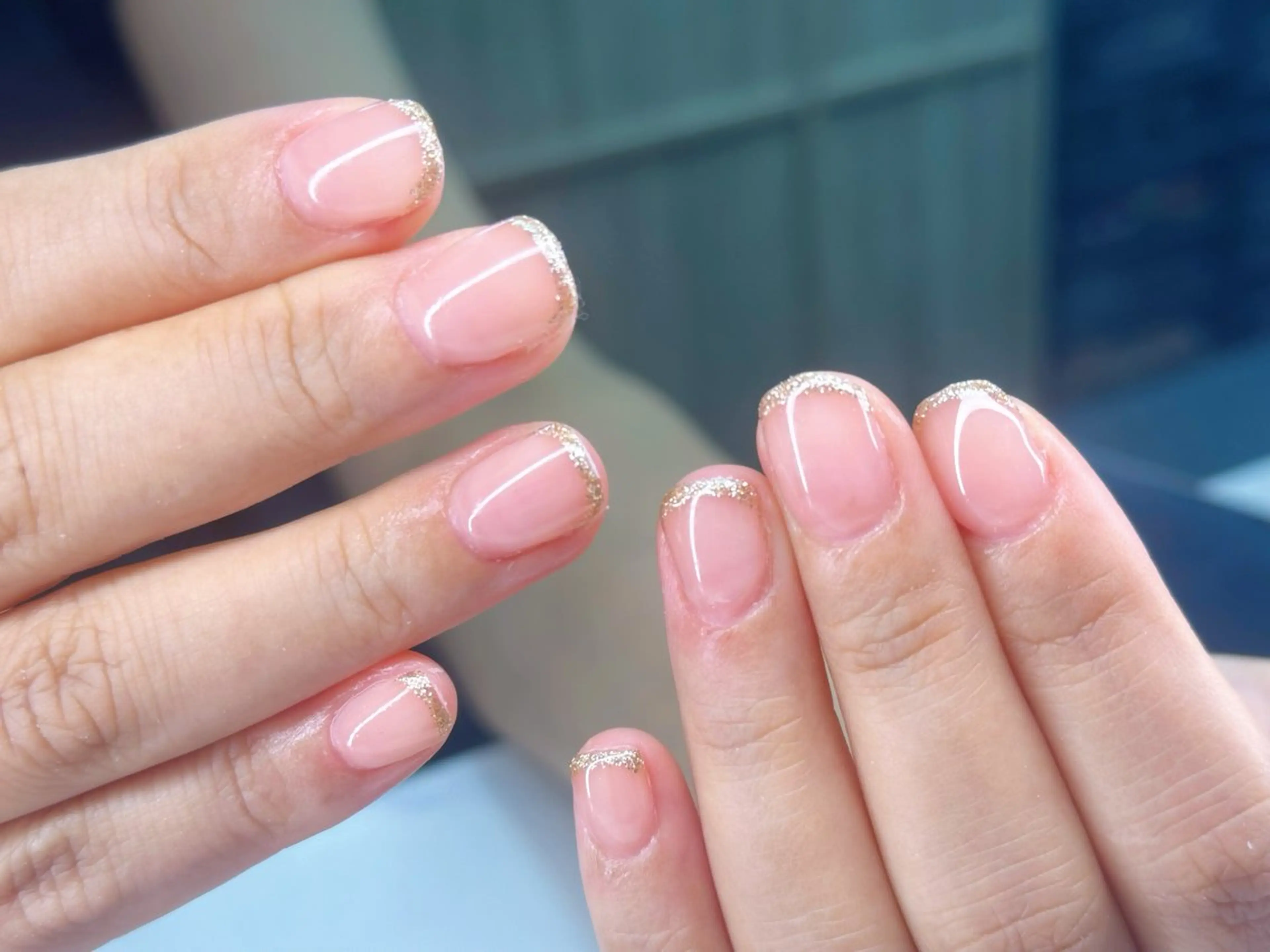 💅フレンチ(ベース色あり、ご新規オフ無料)の写真