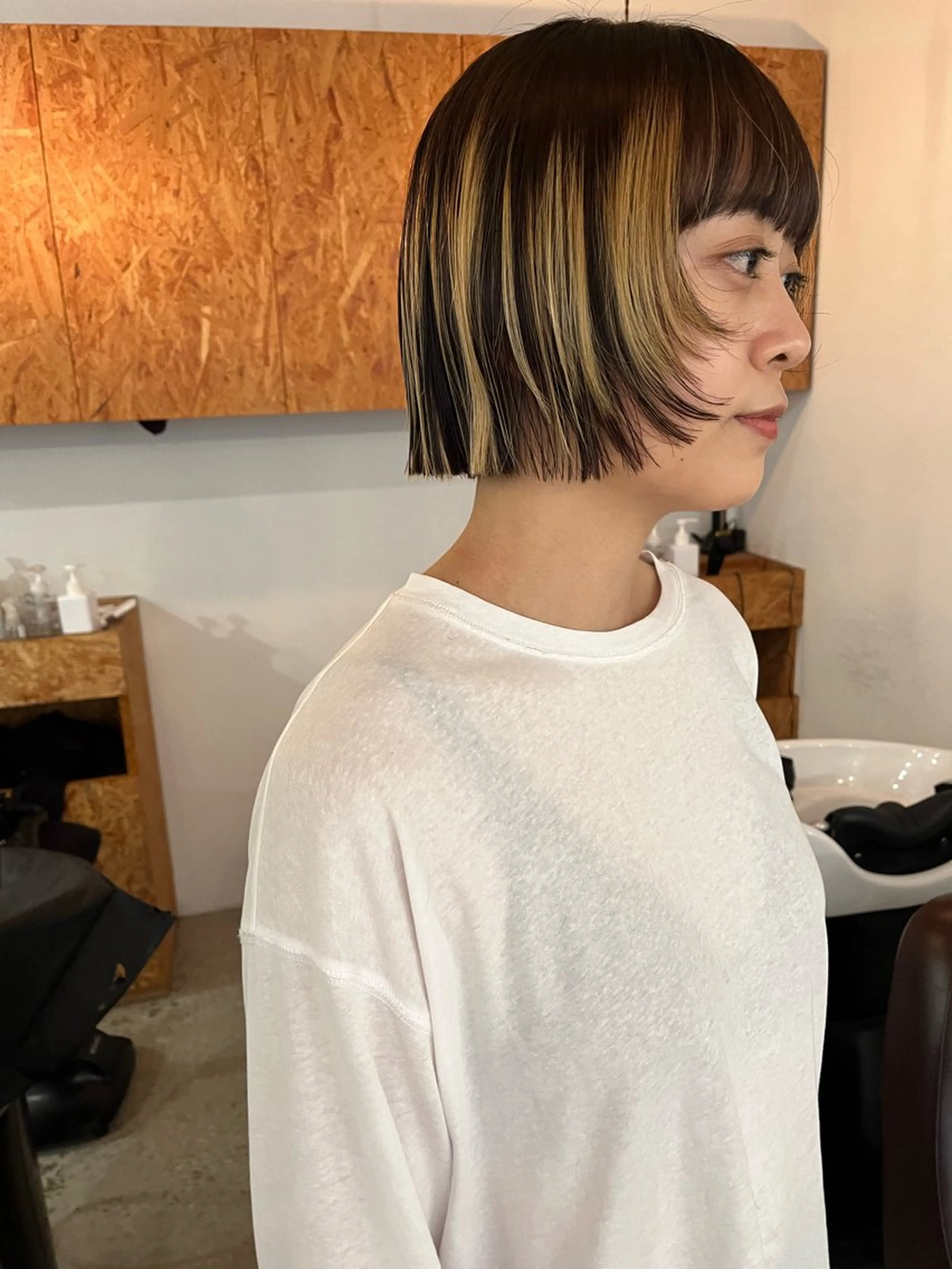 ショート 暖色カラー 🌼クニトウメイのヘアスタイル