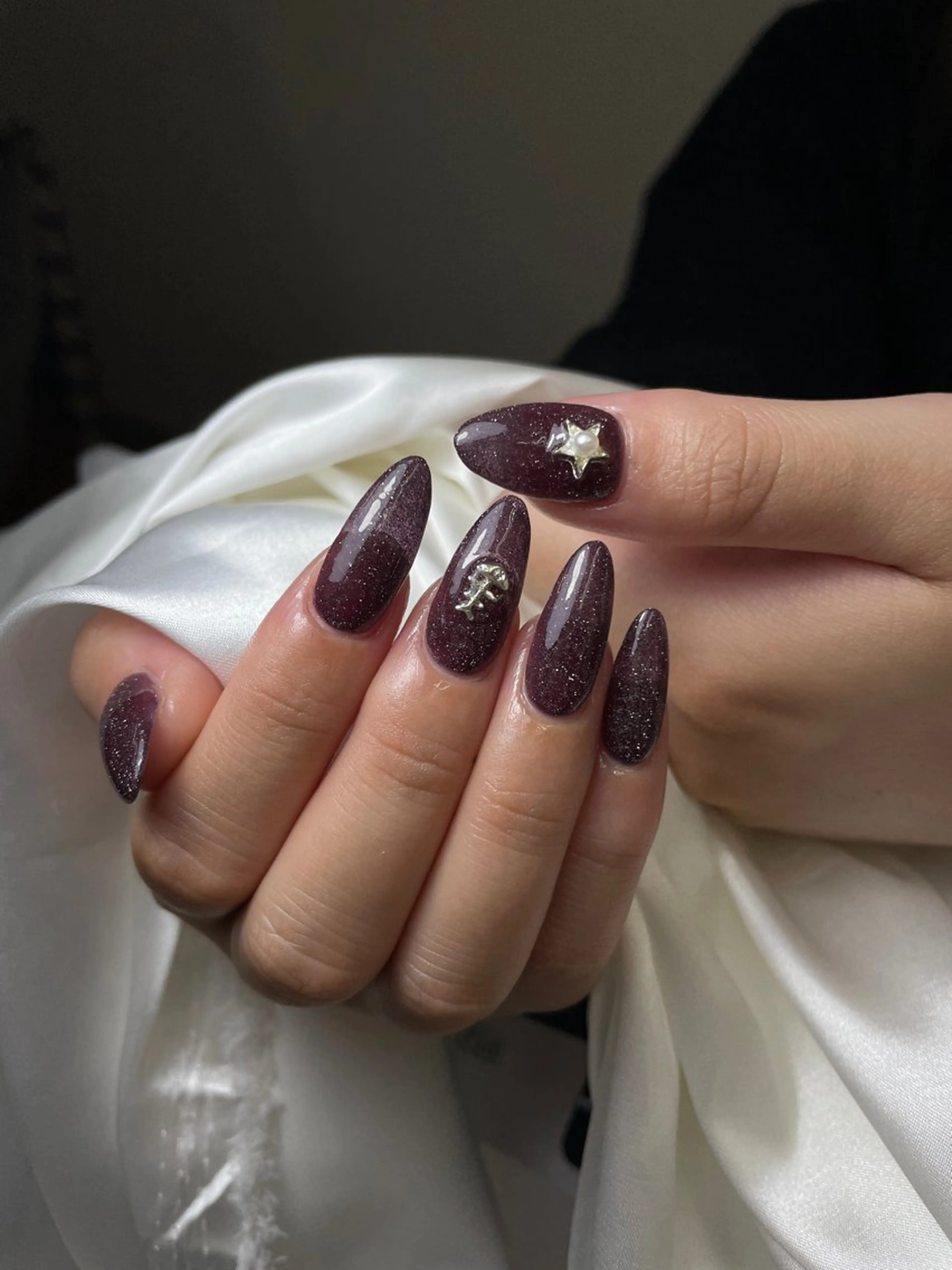 ネイル チークネイル 桜ネイル 長さ出し フットネイル ジェルネイル ハンドネイル YURI NAILのネイルデザイン