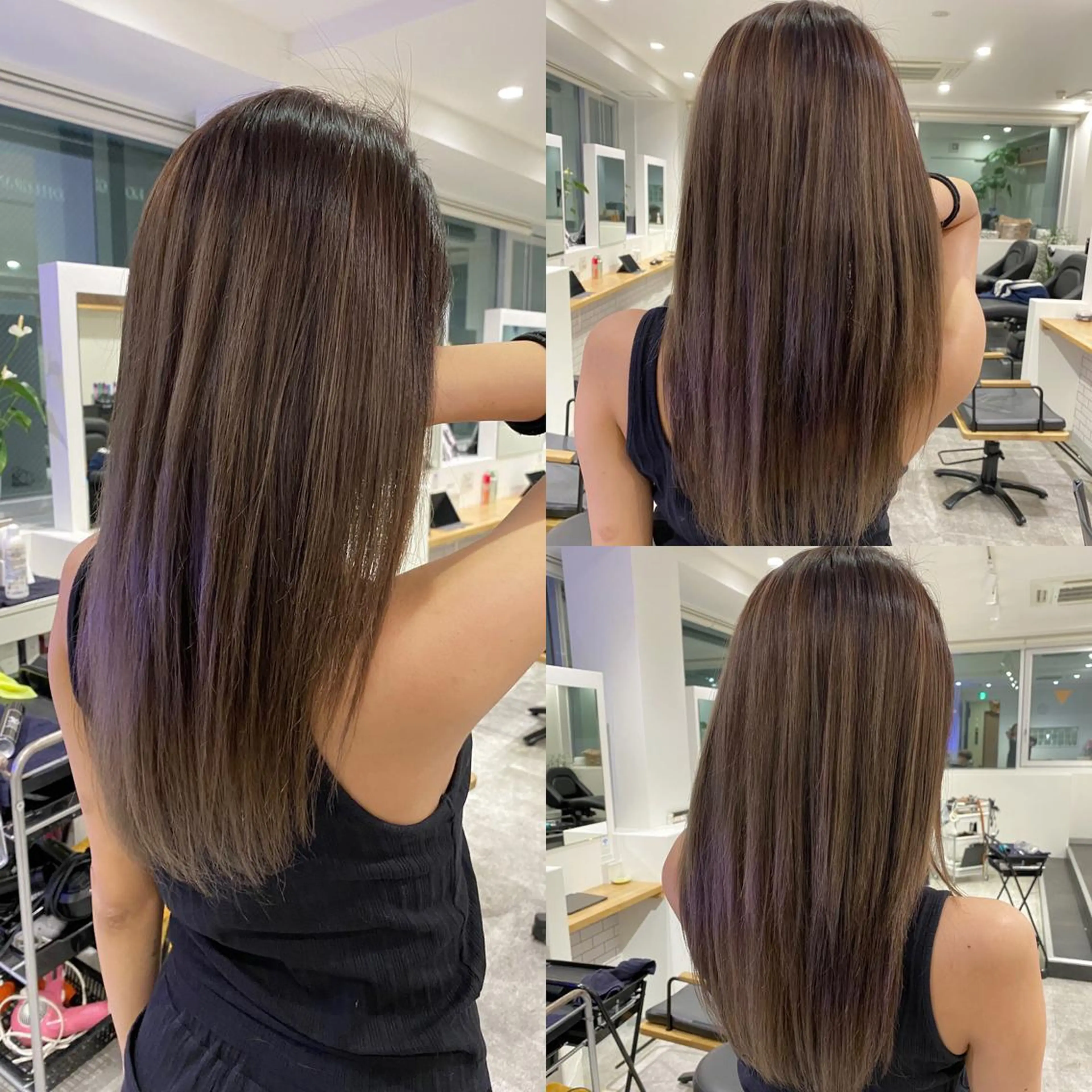 ミディアム カラー カット ヘアカラー トリートメント JILBLAN京都 ショート/ハイライトのヘアスタイル