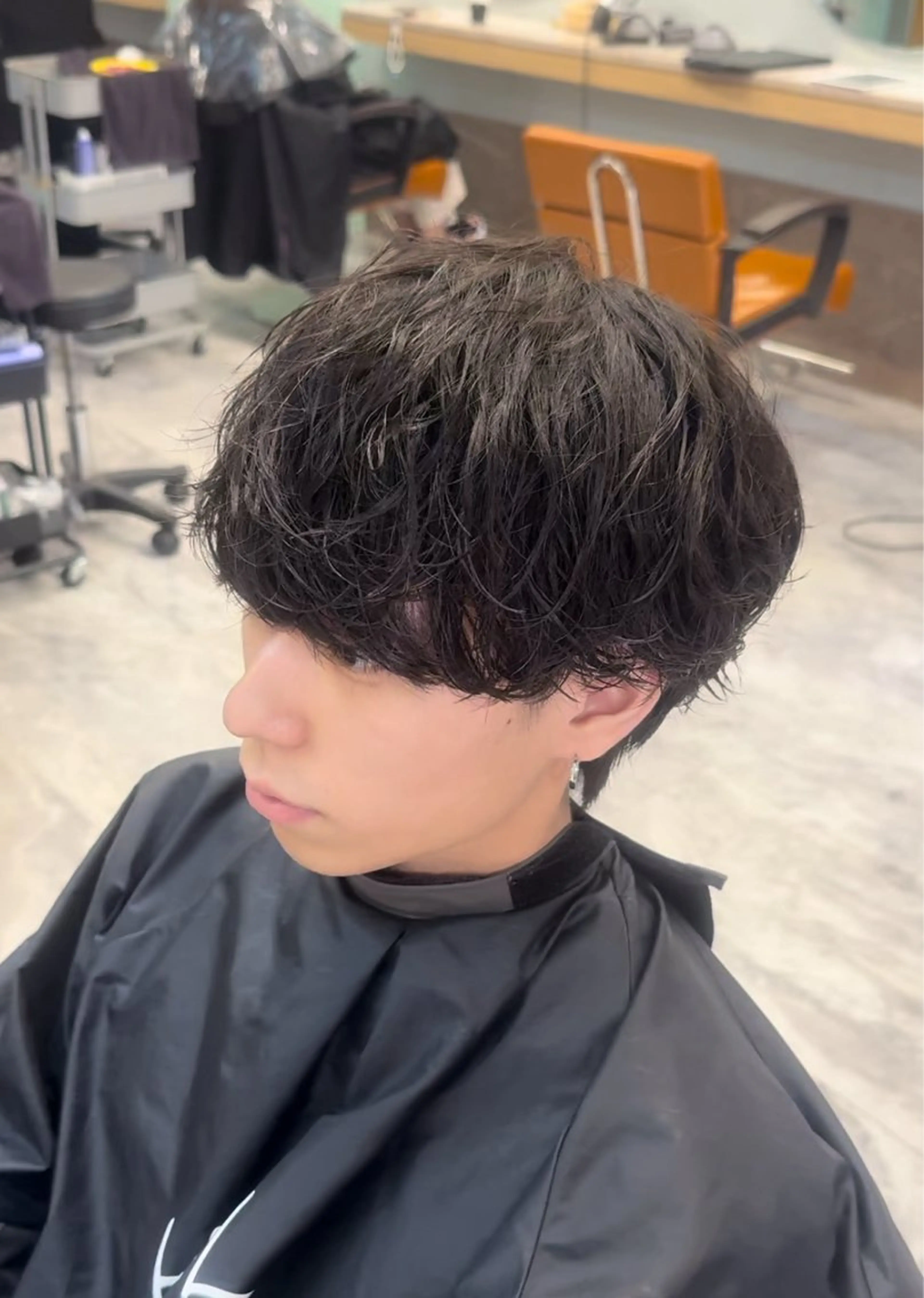 パーマ メンズ メンズパーマ シャドーパーマ カット パーマ HAZEL博多所属・杉村 一輝のヘアスタイル