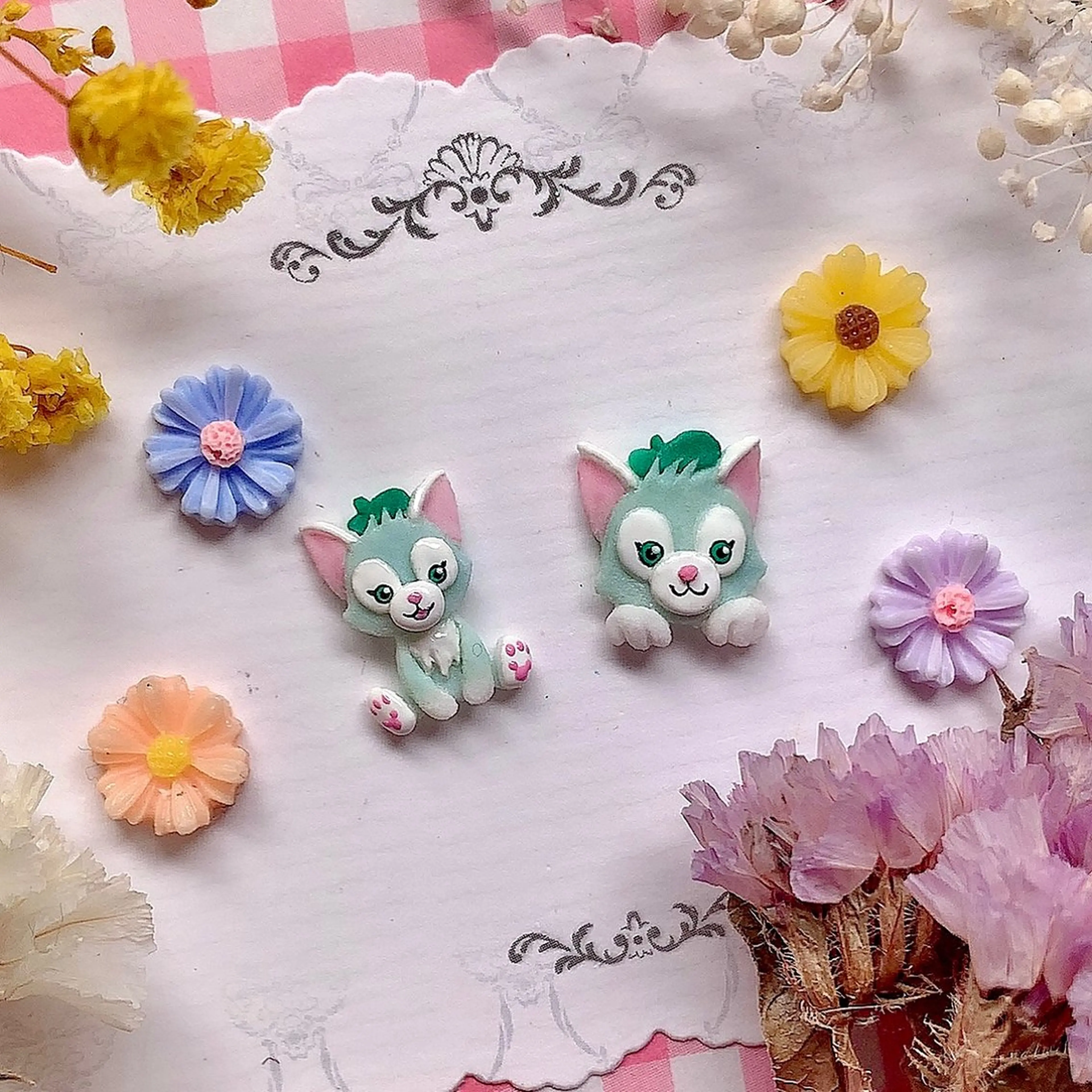 ネイル アートネイル ぷっくりネイル シェアサロンLei.g(レイジー)所属・3Dアートネイル💗 都築レナのネイルデザイン