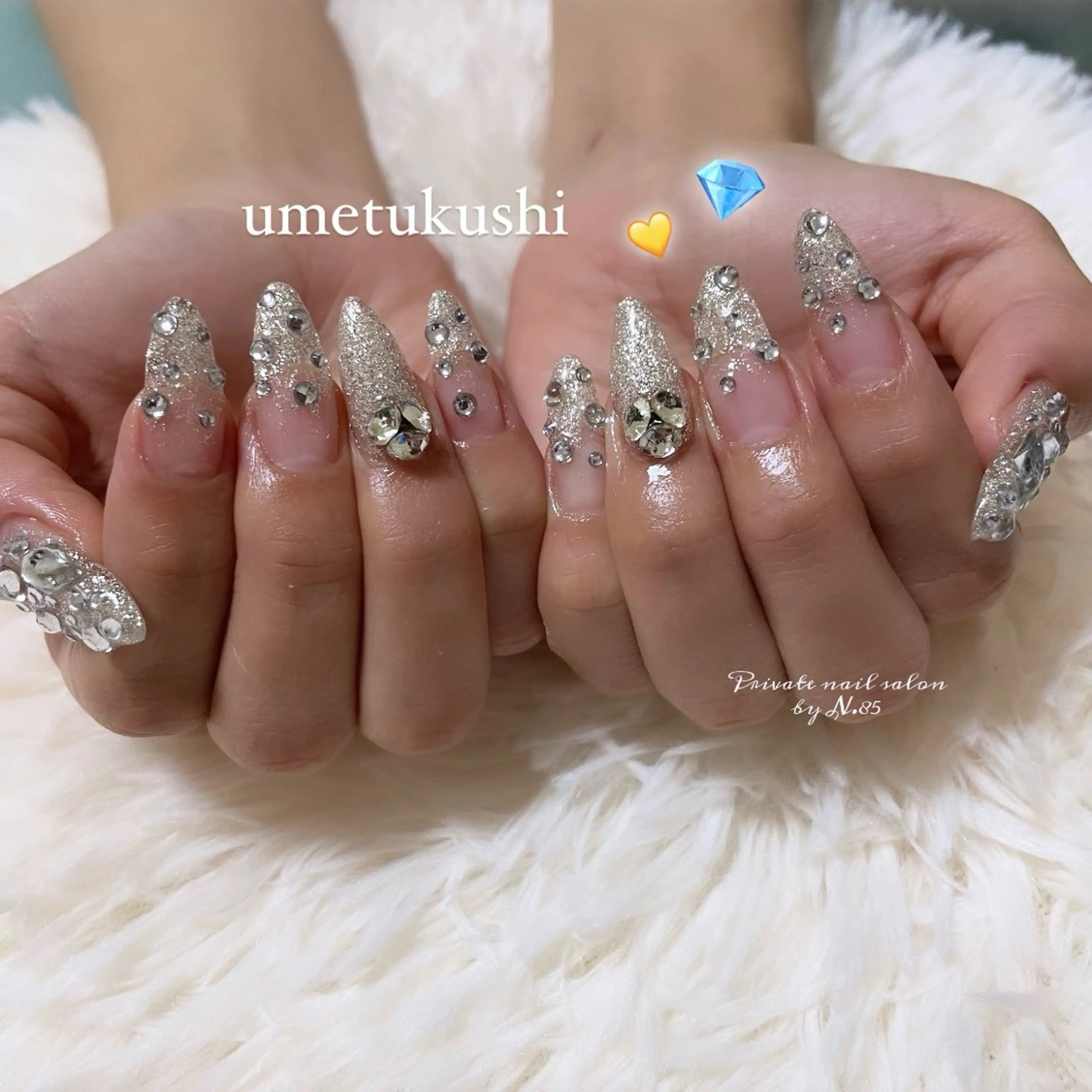 【10本長さ出し+持ち込みデザイン】の写真