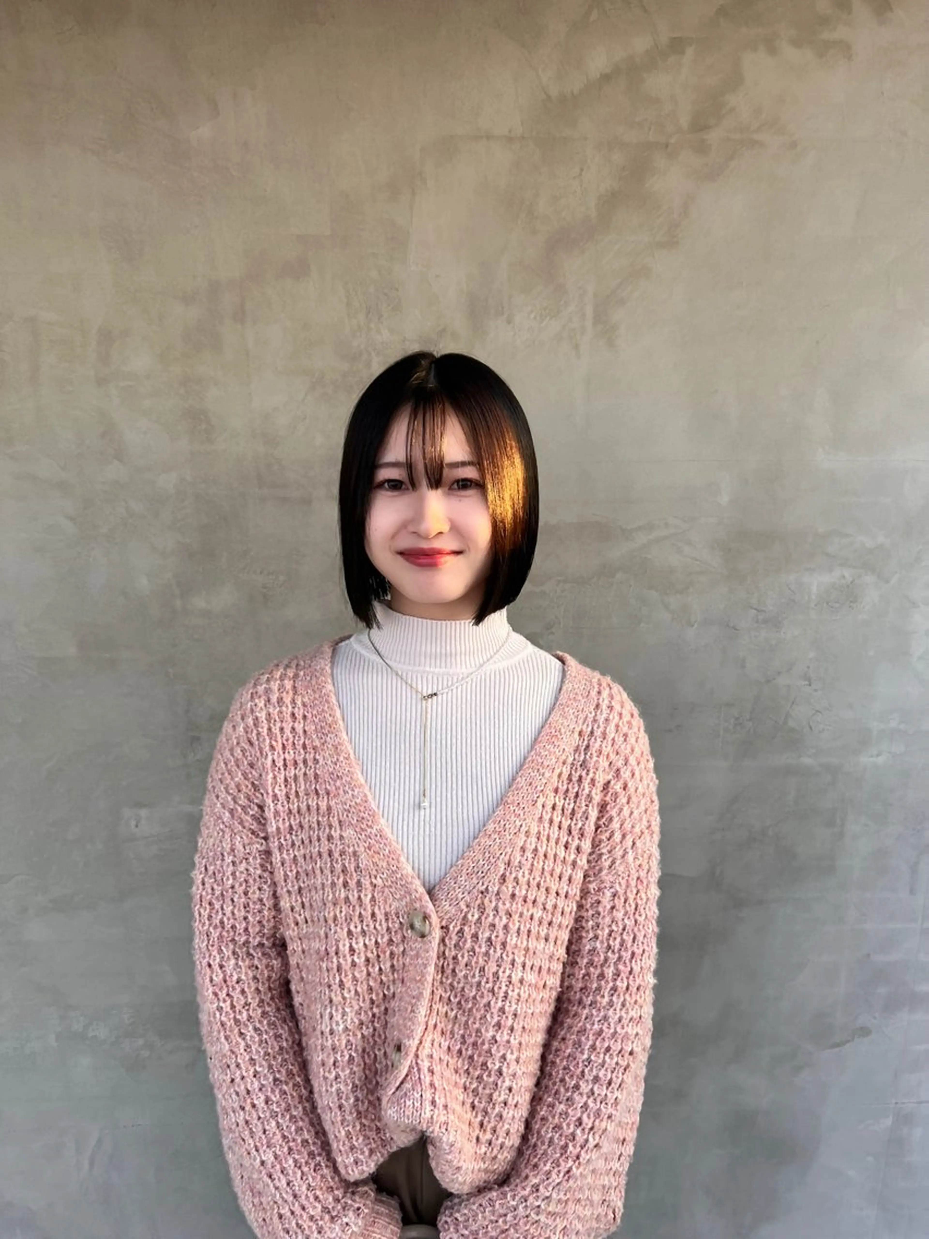 ミディアム 岩元 洸のヘアスタイル