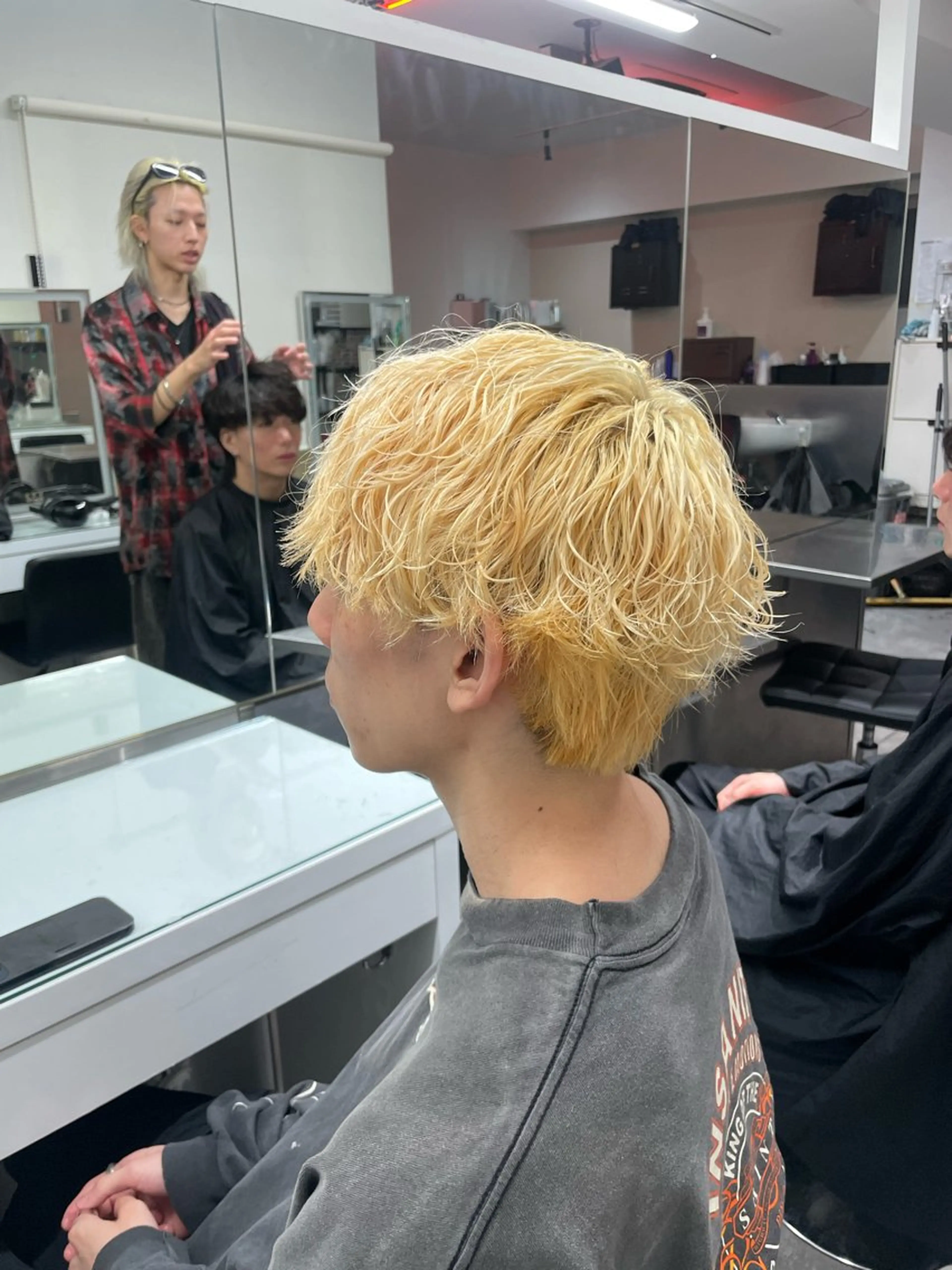 カラー パーマ メンズ カット ヘアカラー パーマ 町田エリアＮｏ．１/ パーマ特化/太田京希のヘアスタイル