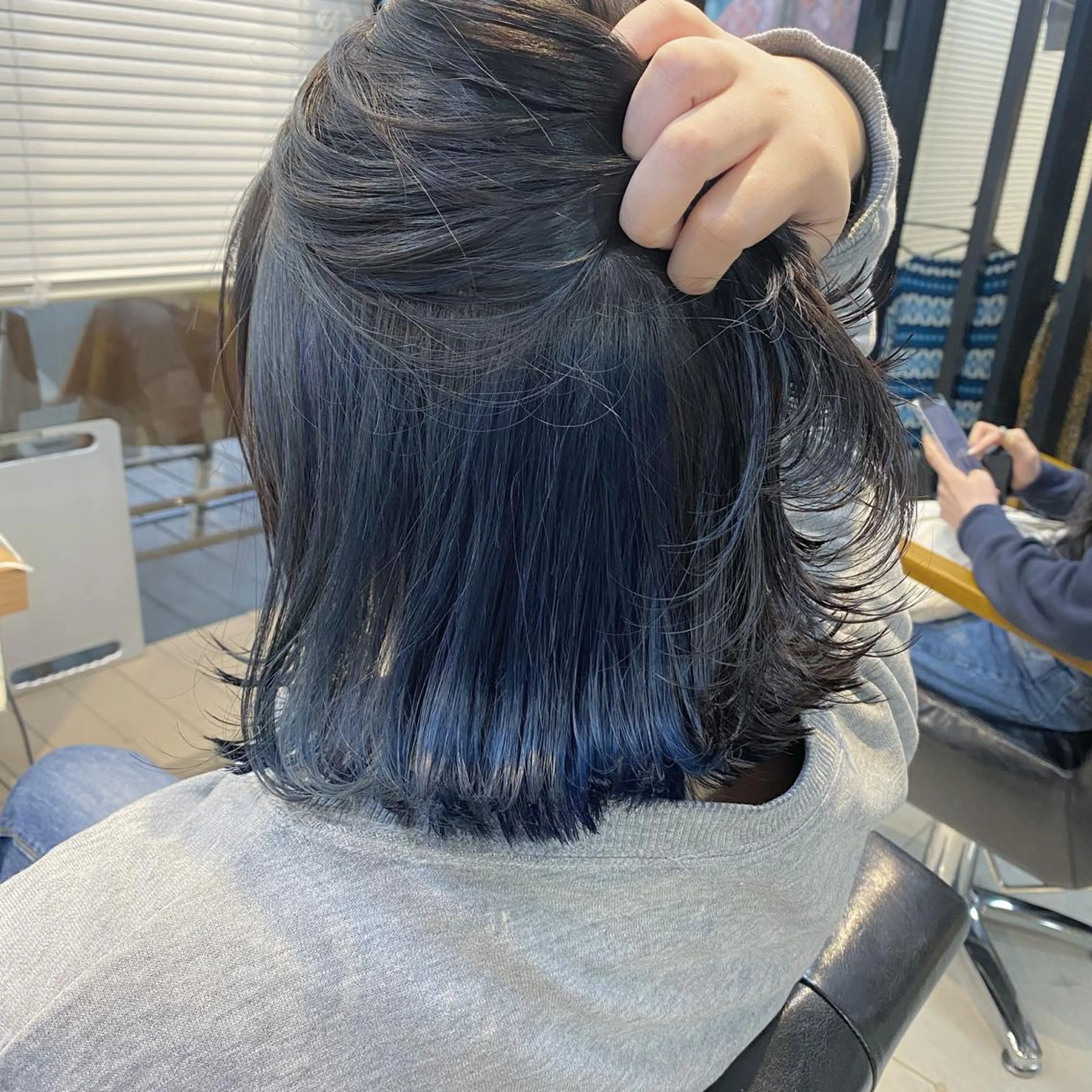 セミロング カラー ヘアアレンジ メンズ キッズ ネイル マツエク・マツパ GO TODAY SHAiRE SALON所属・透明感カラー🤎 ゆりのヘアスタイル