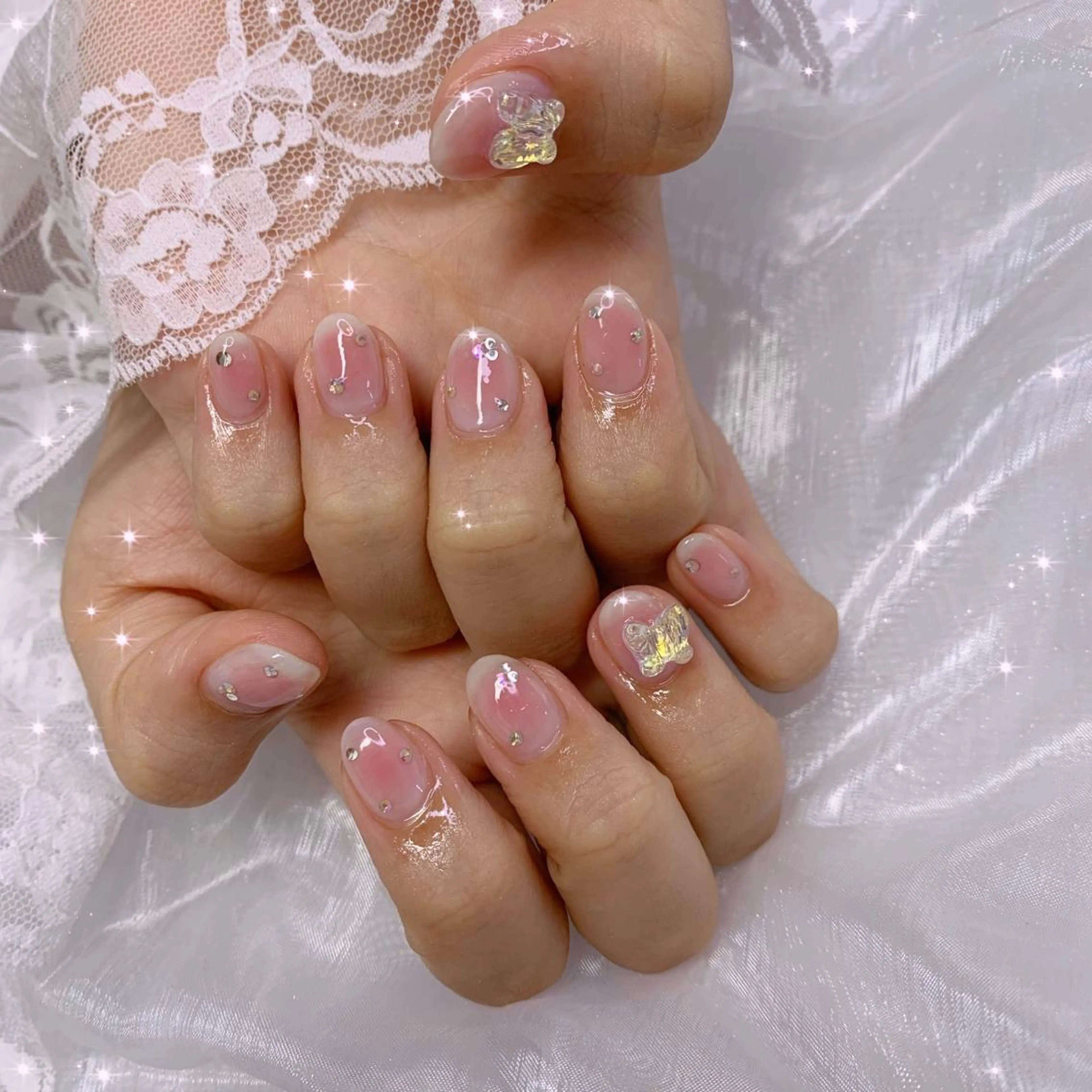 ネイル ハンドネイル La neige* yuki 🥯🍑のネイルデザイン