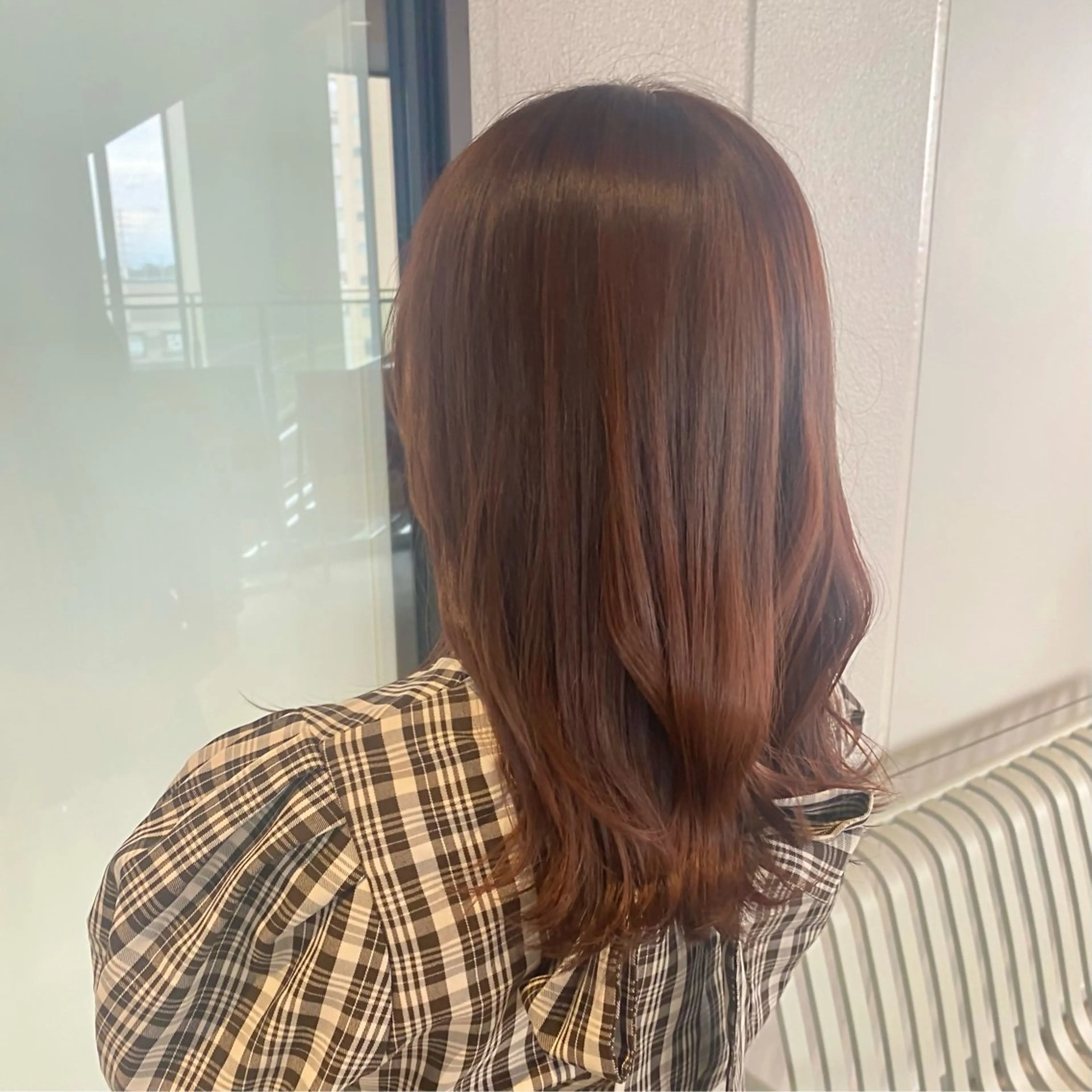 ミディアム カラー オレンジ ピンクカラー Forest. kanako🕊️のヘアスタイル