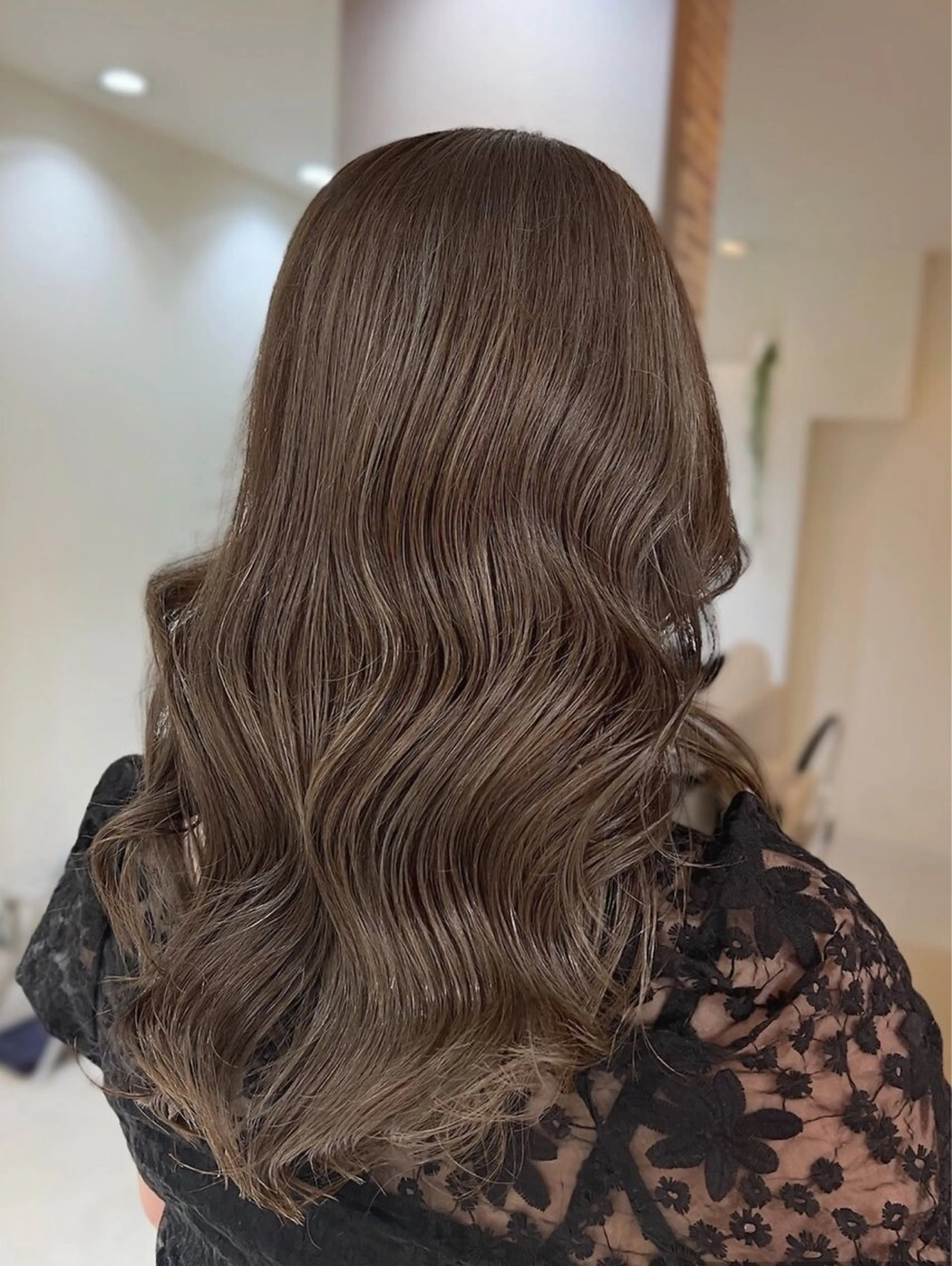 ロング 髪質改善 ヘアカラー トリートメント Eir 神戸所属・髪質改善/縮毛矯正 長井 美佐子のヘアスタイル