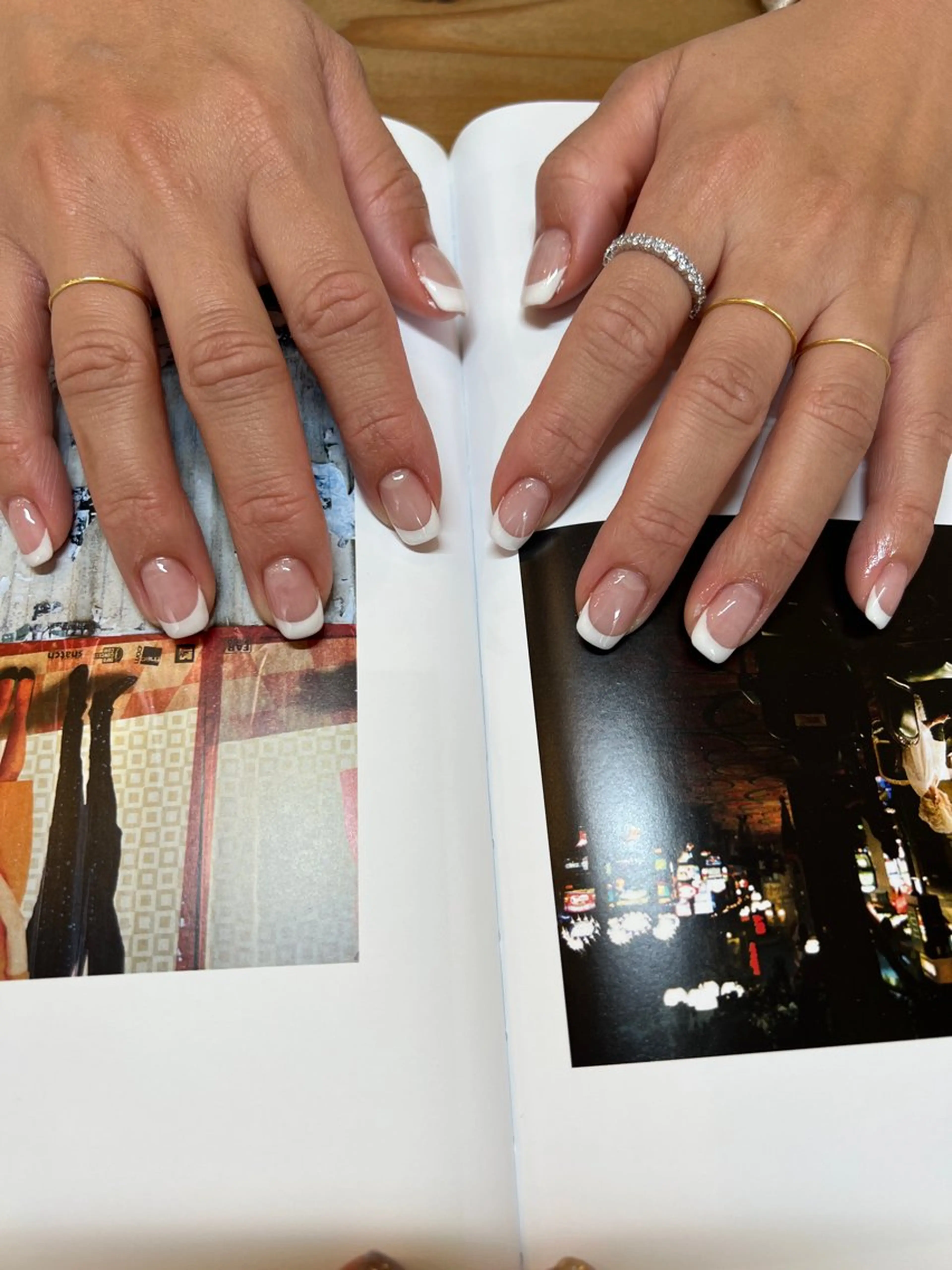 ネイル フレンチネイル Ri.nail オクマトモカのネイルデザイン