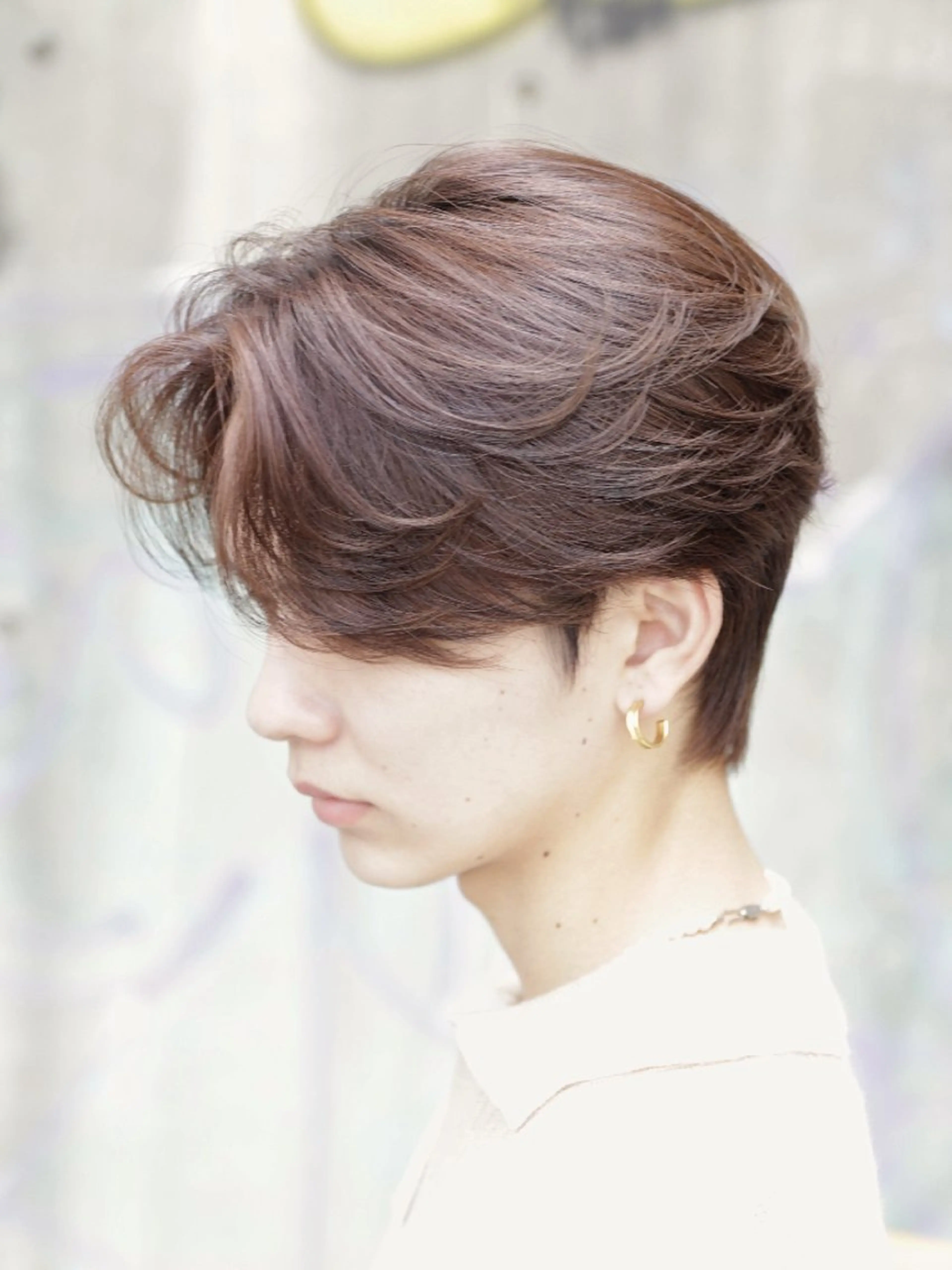 男性カットモデル　※カット2cm以上の写真