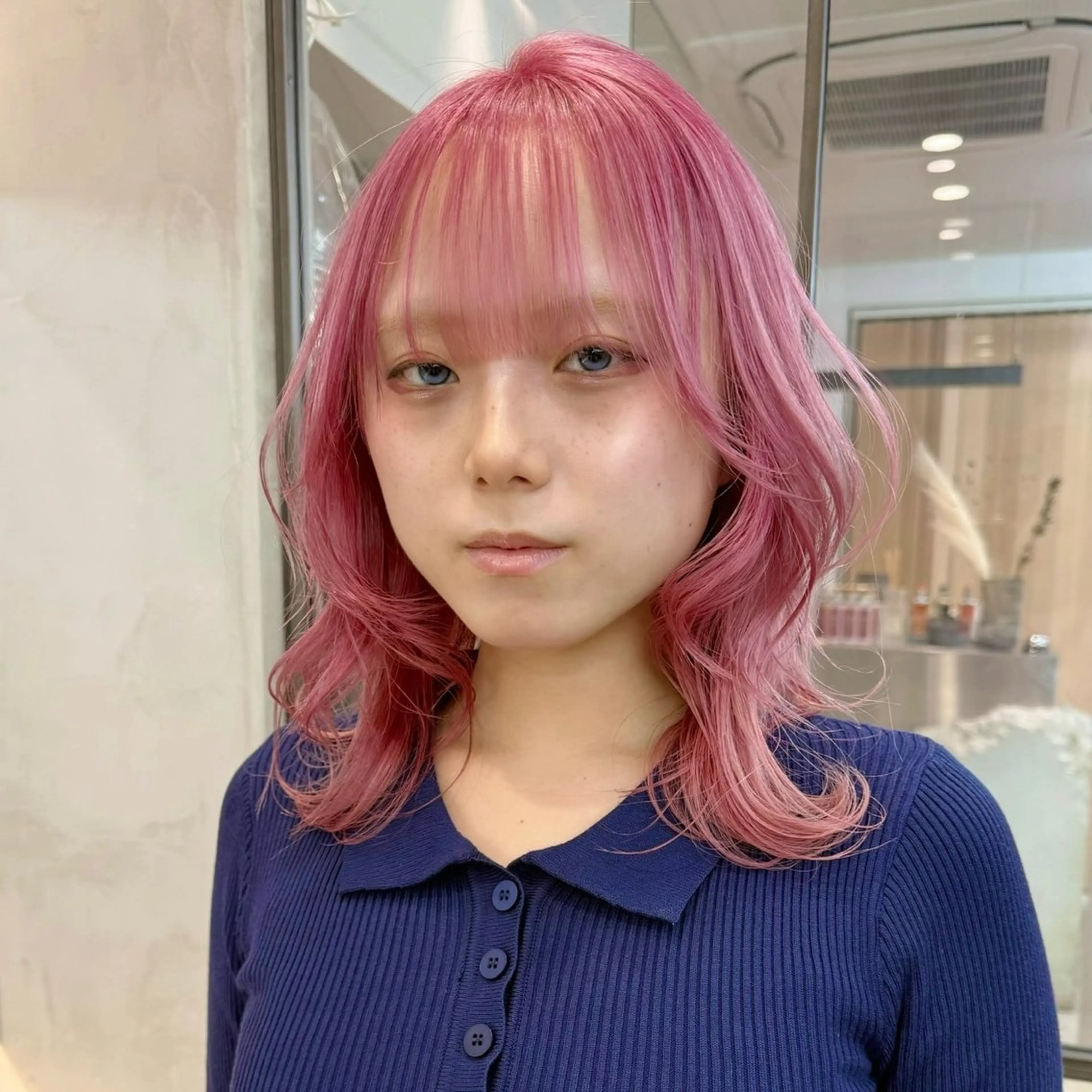 ミディアム カット ヘアカラー トリートメント ♥️ブリーチ/ボブ/ レイヤー♥️maiのヘアスタイル