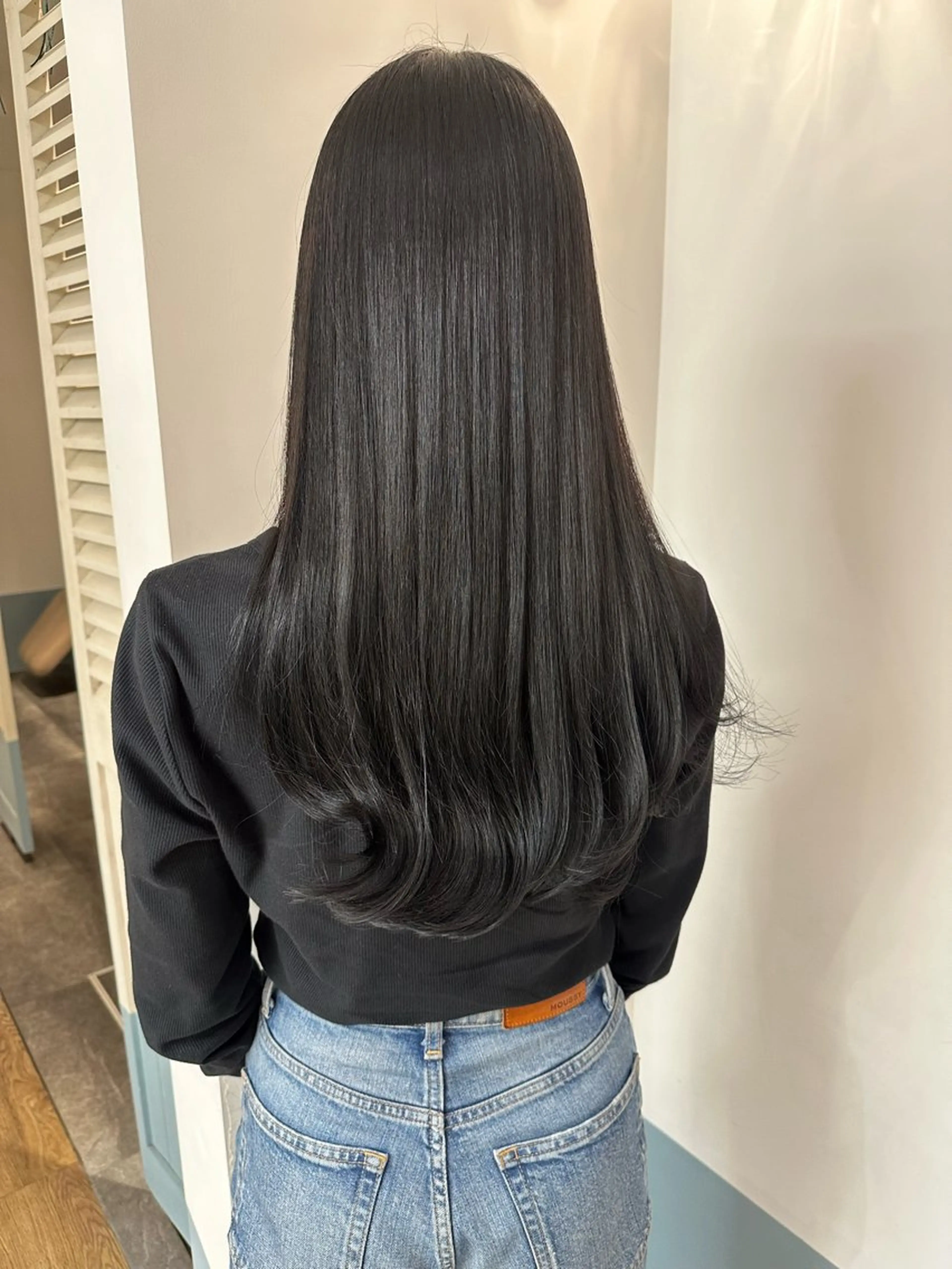 ロング カラー ヘアカラー トリートメント ヘッドスパ 安丸 結夏のヘアスタイル
