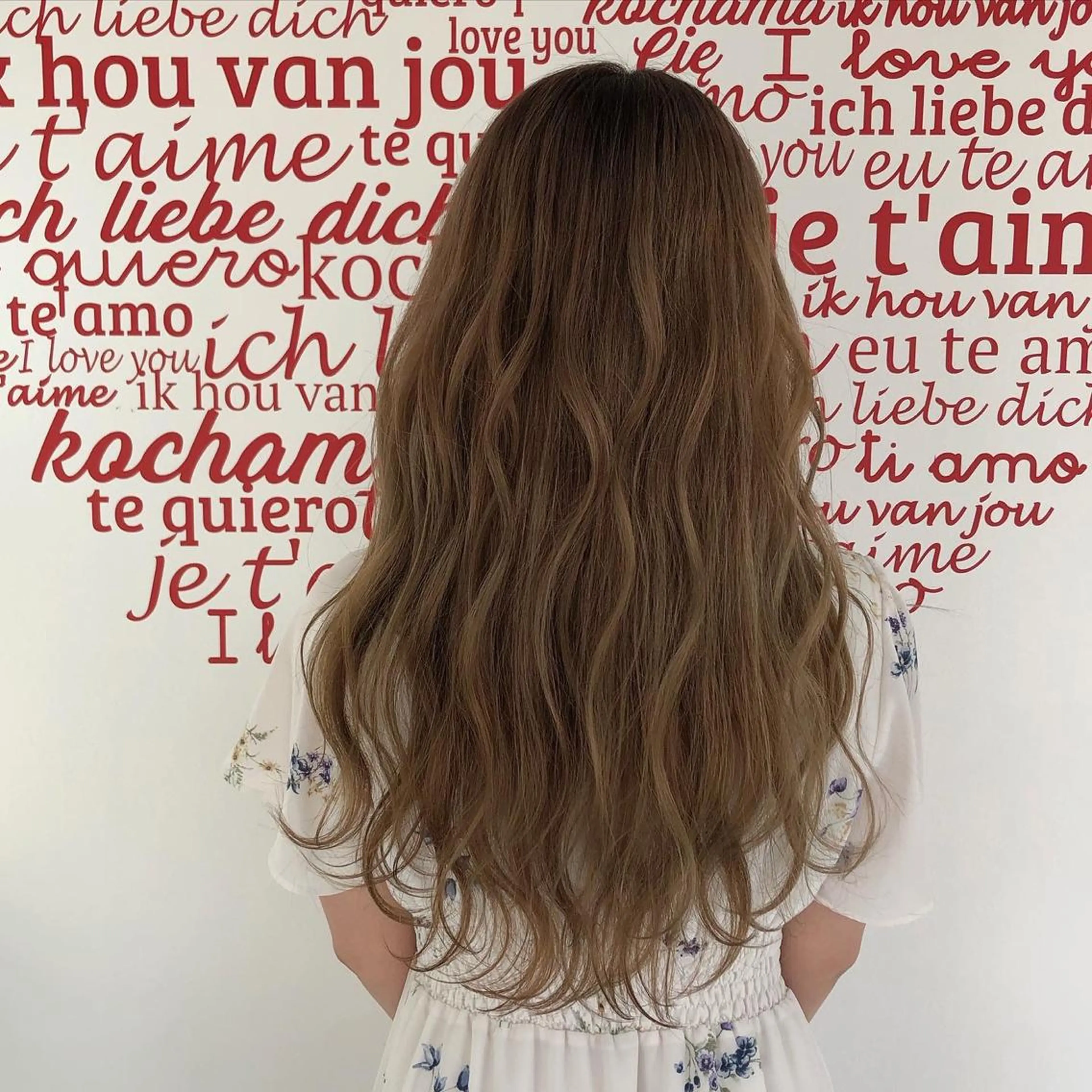 ロング カラー ヘアアレンジ CREAPY　日向野 利菜のヘアスタイル