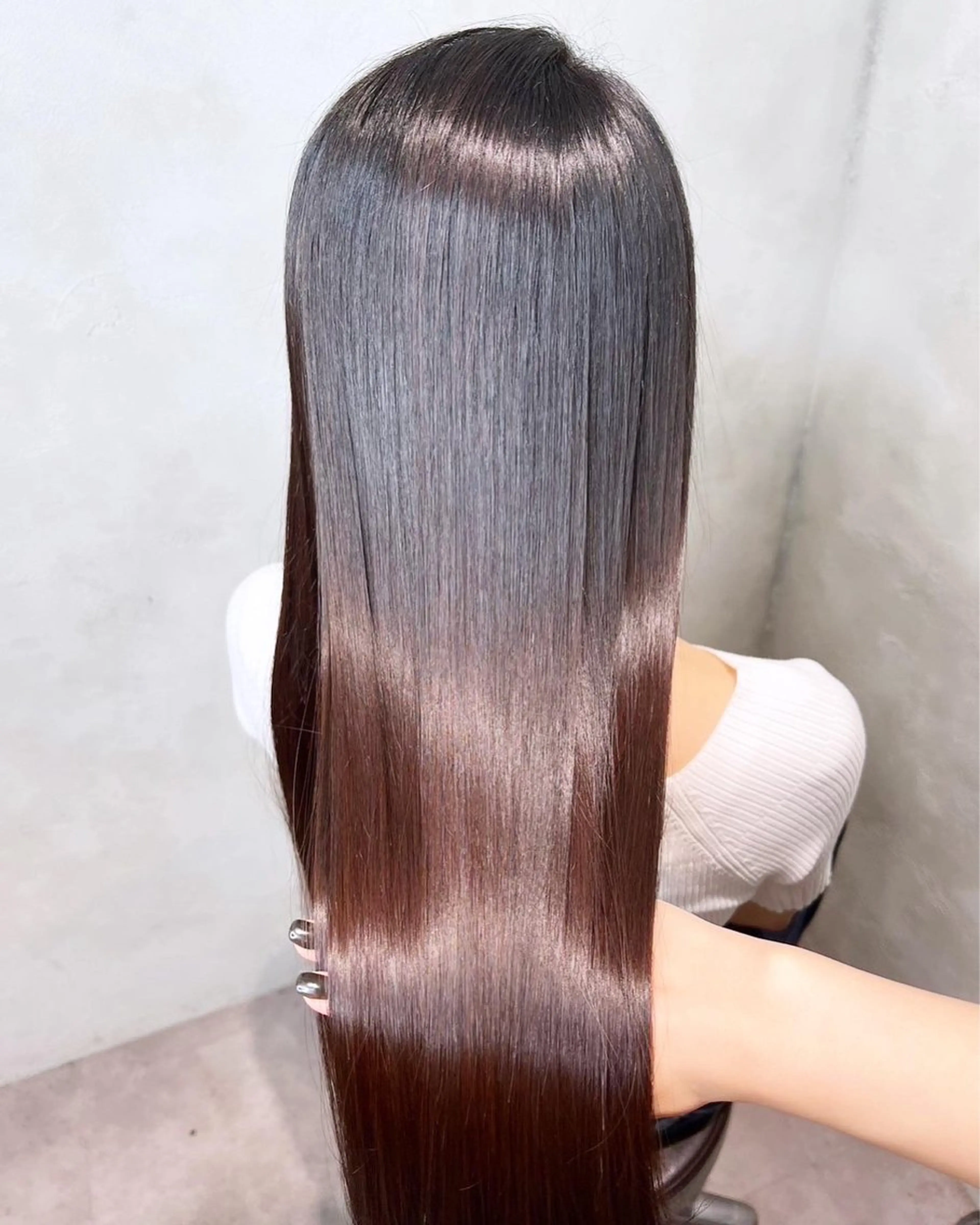 ロング 髪質改善 ロング トリートメント 酸性ストレート カット 縮毛矯正 髪質改善　jewel box~私のトリートメント~東梅田店所属・💎髪質改善専門 jewel boxのヘアスタイル