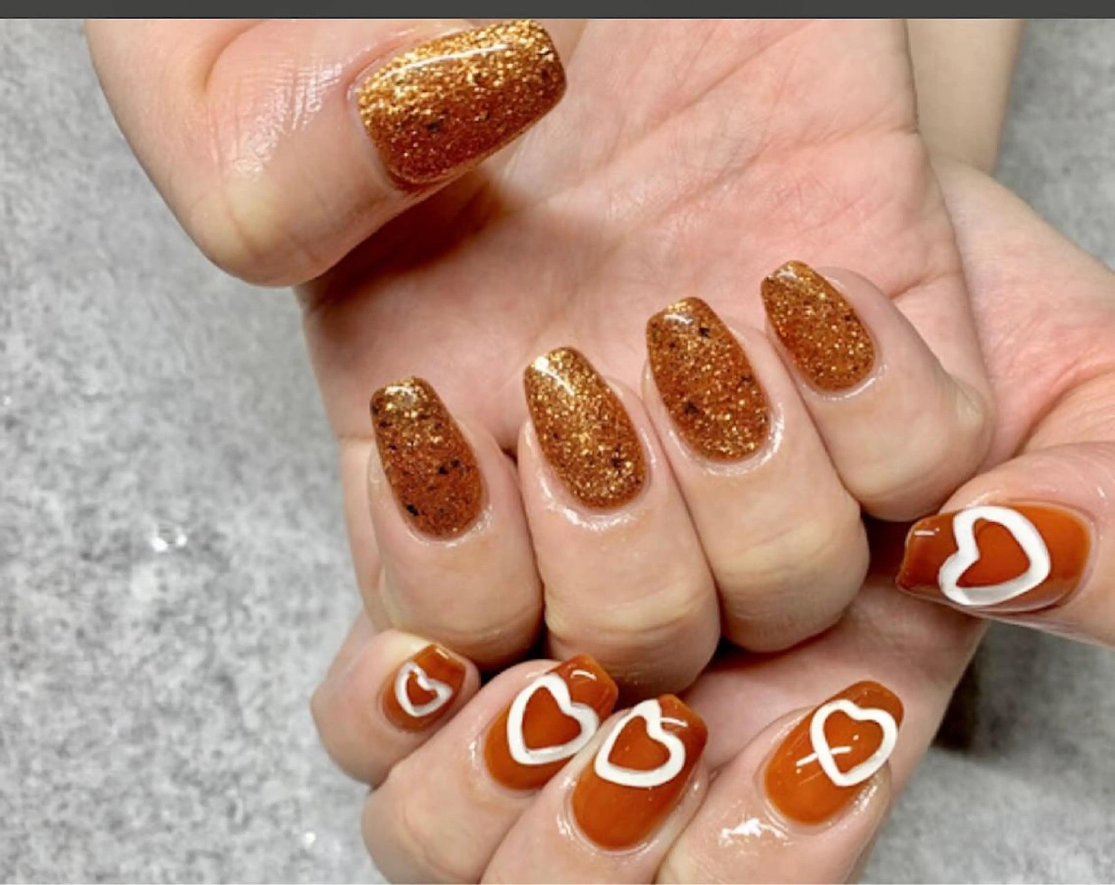 ネイル アートネイル フレンチネイル ジェルネイル マグネットネイル 持ち込み ハンドネイル nailsalon MONICAのネイルデザイン