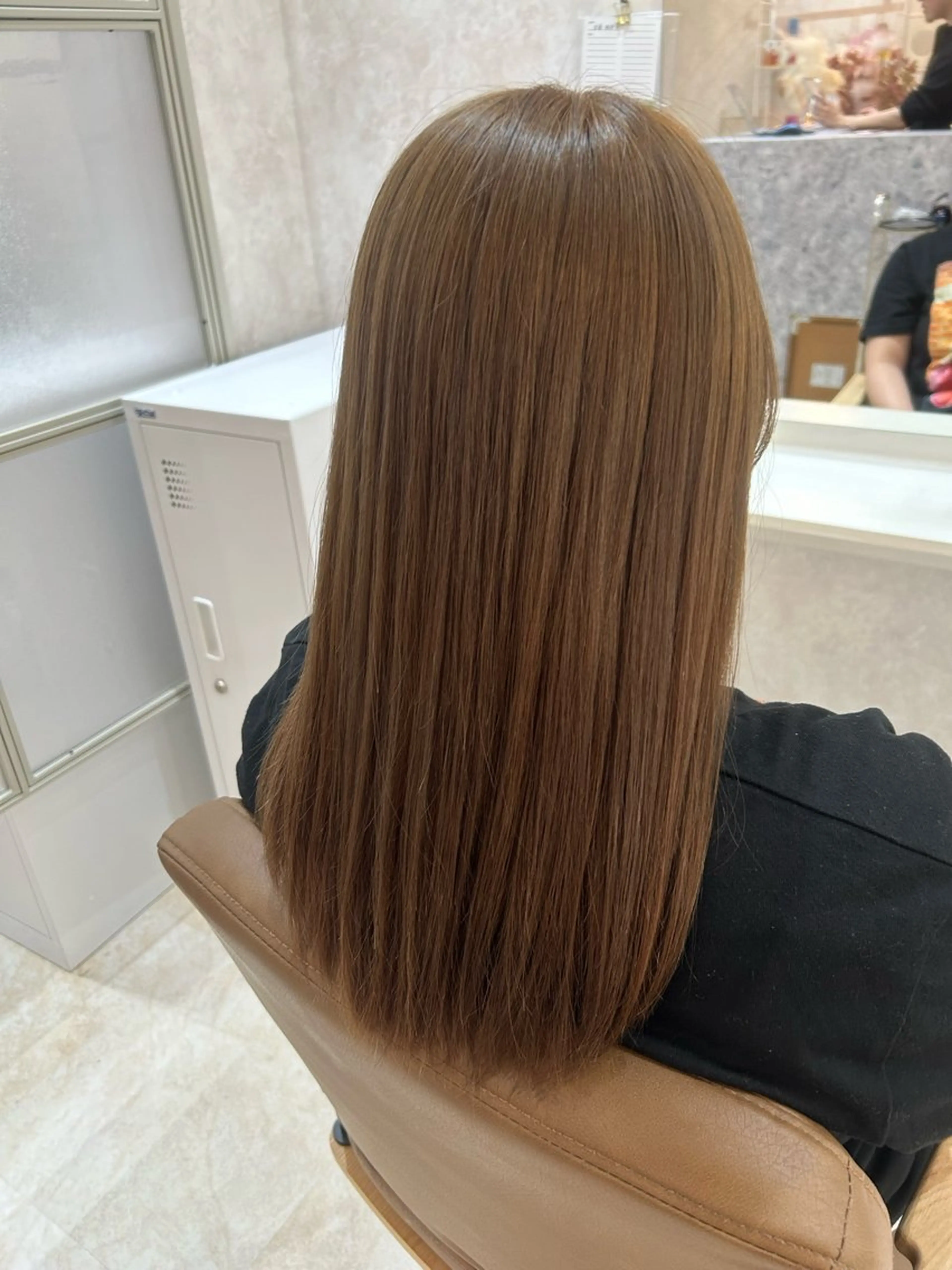 セミロング カラー ヘアカラー トリートメント 🧸MAKOTO🧸 ✂︎💚Rico💚のヘアスタイル