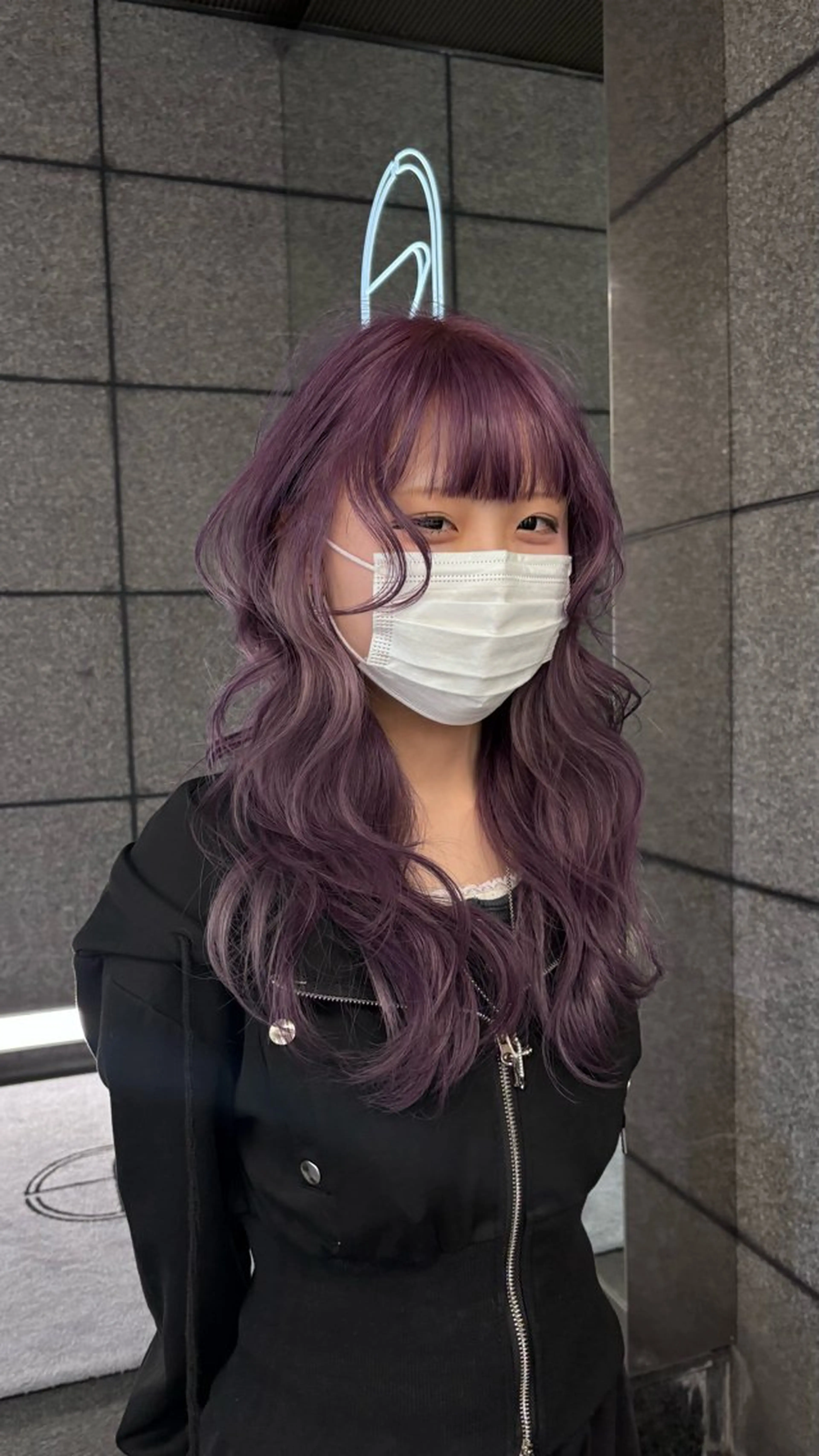 ロング カラー ヘアカラー ヘアセット ハイトーン/レイヤー KYOKA🩶のヘアスタイル