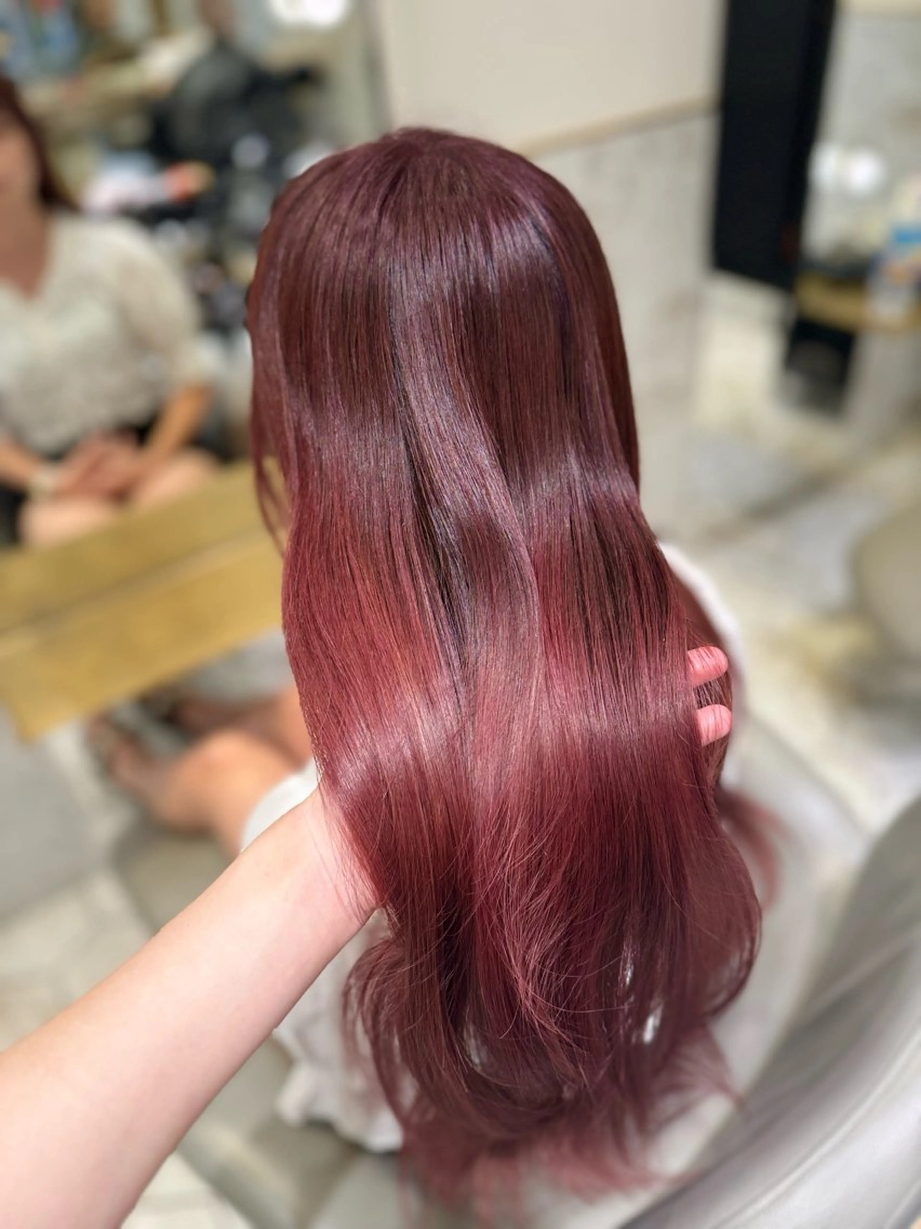 ロング カラー ヘアカラー costes 今井芽依のヘアスタイル