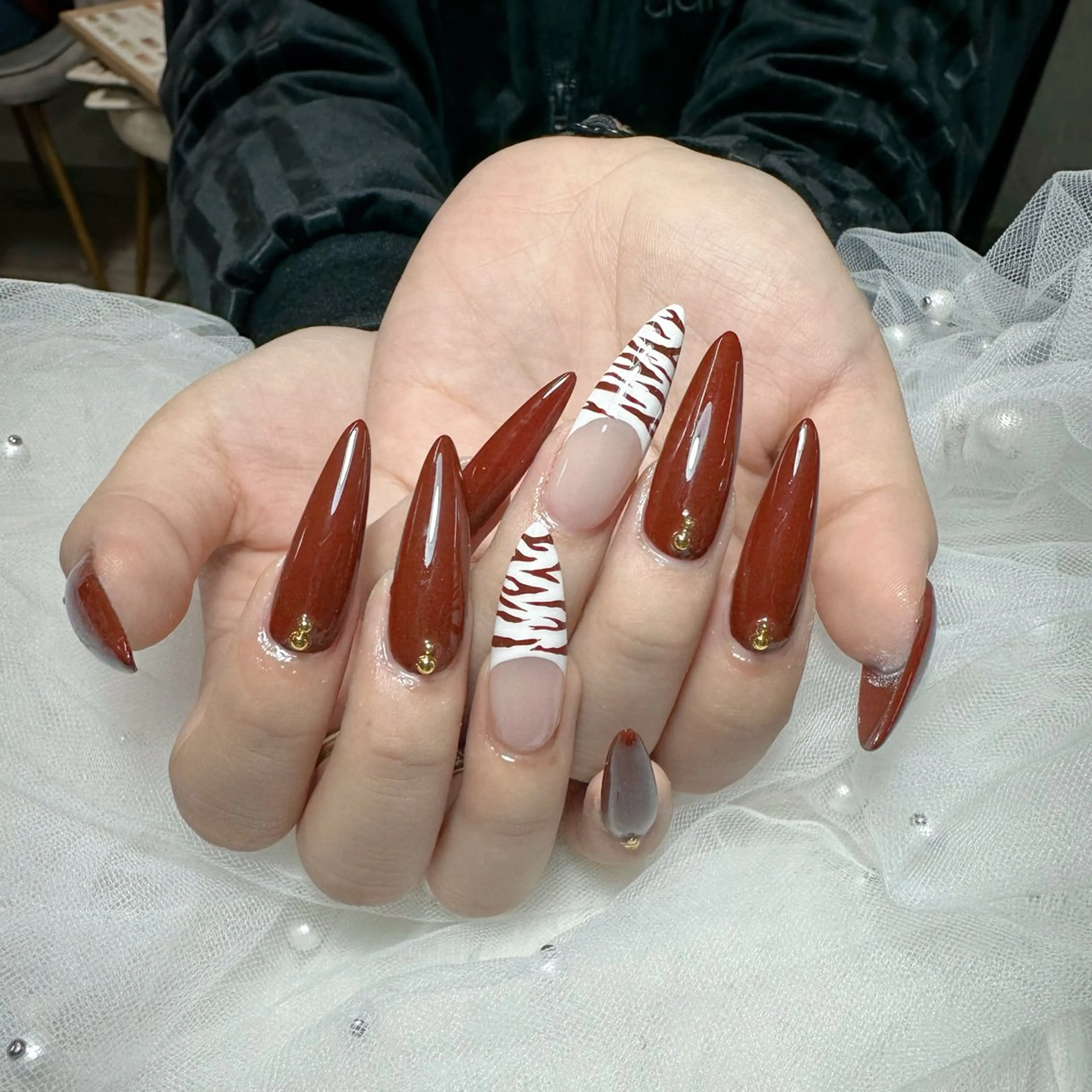 ネイル ハンドネイル 🎀 Lemode ワンホンネイル🎀のネイルデザイン