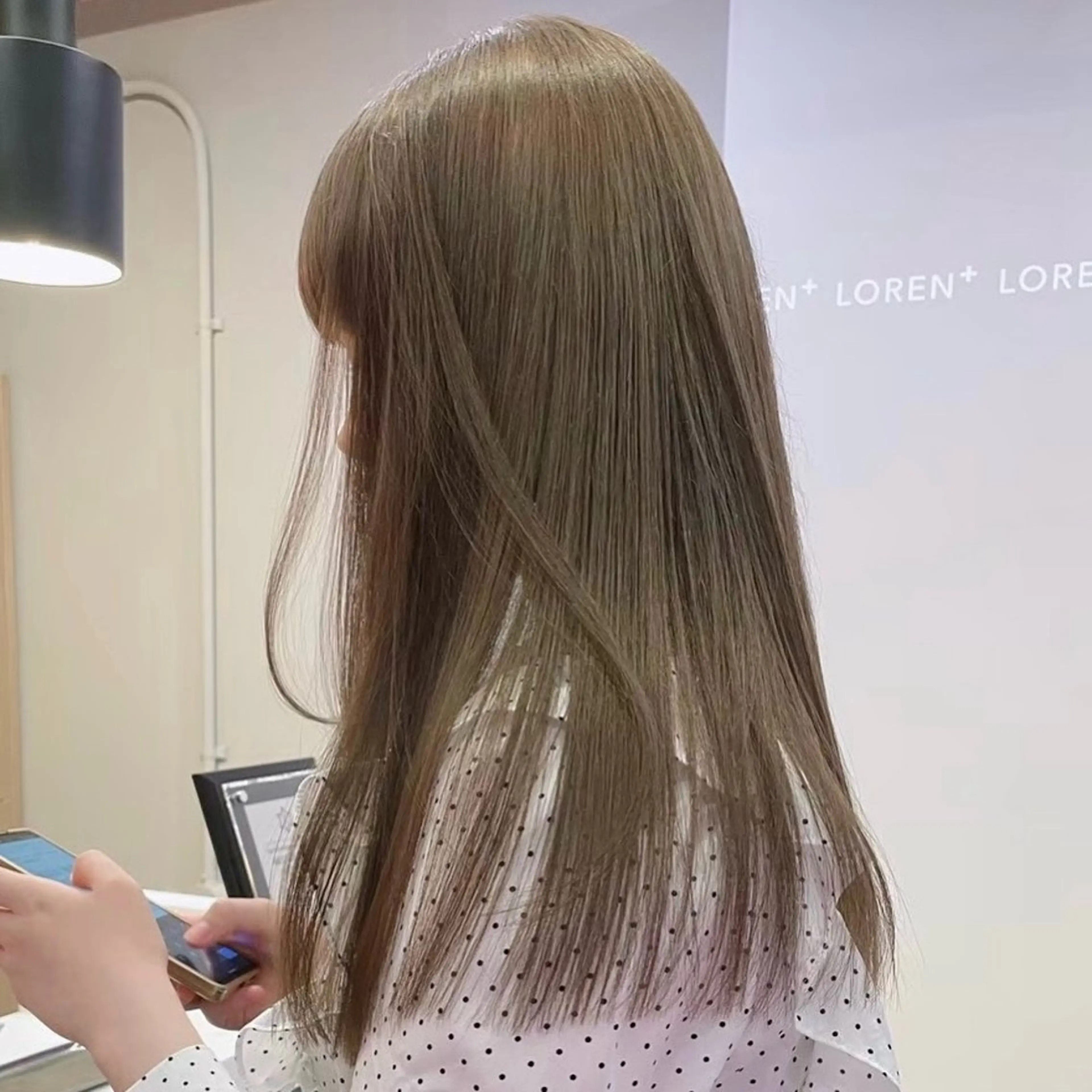 ロング カラー ブリーチ 透明感カラー ヘアカラー 暖色カラー/顔まわり /mao🎀のヘアスタイル