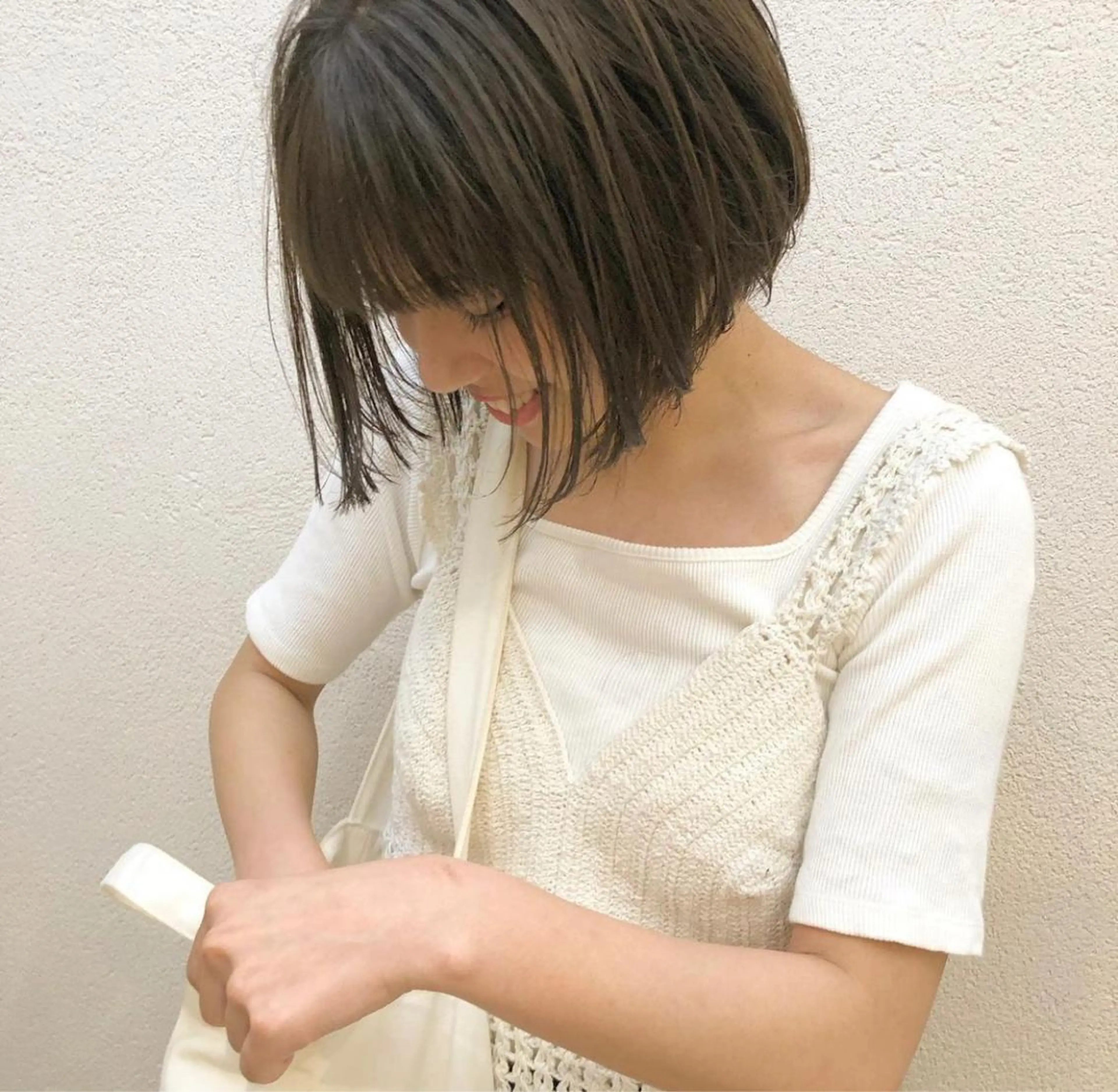 ミディアム kakeru レイヤーボブパーマのヘアスタイル