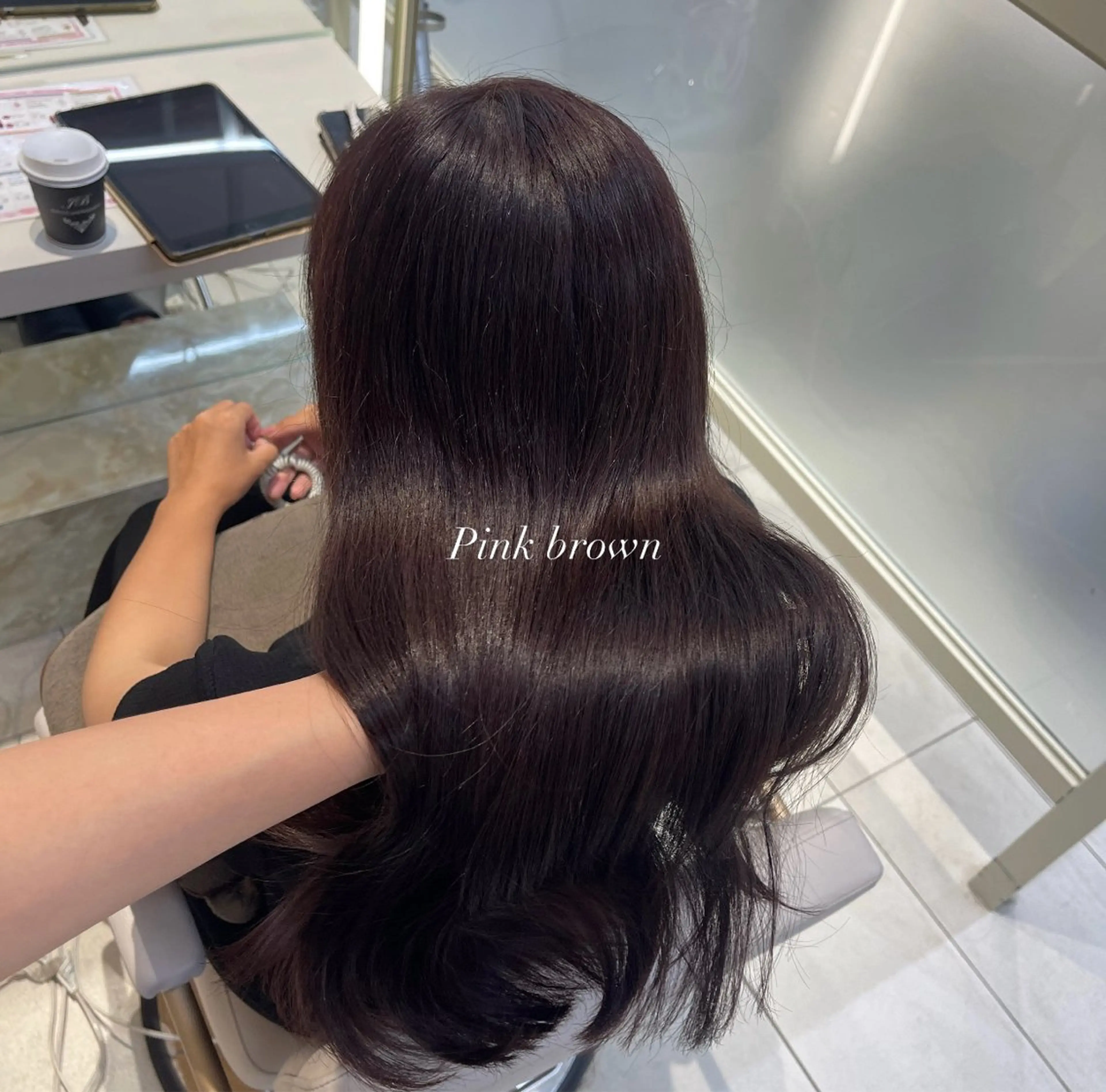 ロング カラー Hina🩵ツヤ髪 透明感カラー🩵のヘアスタイル