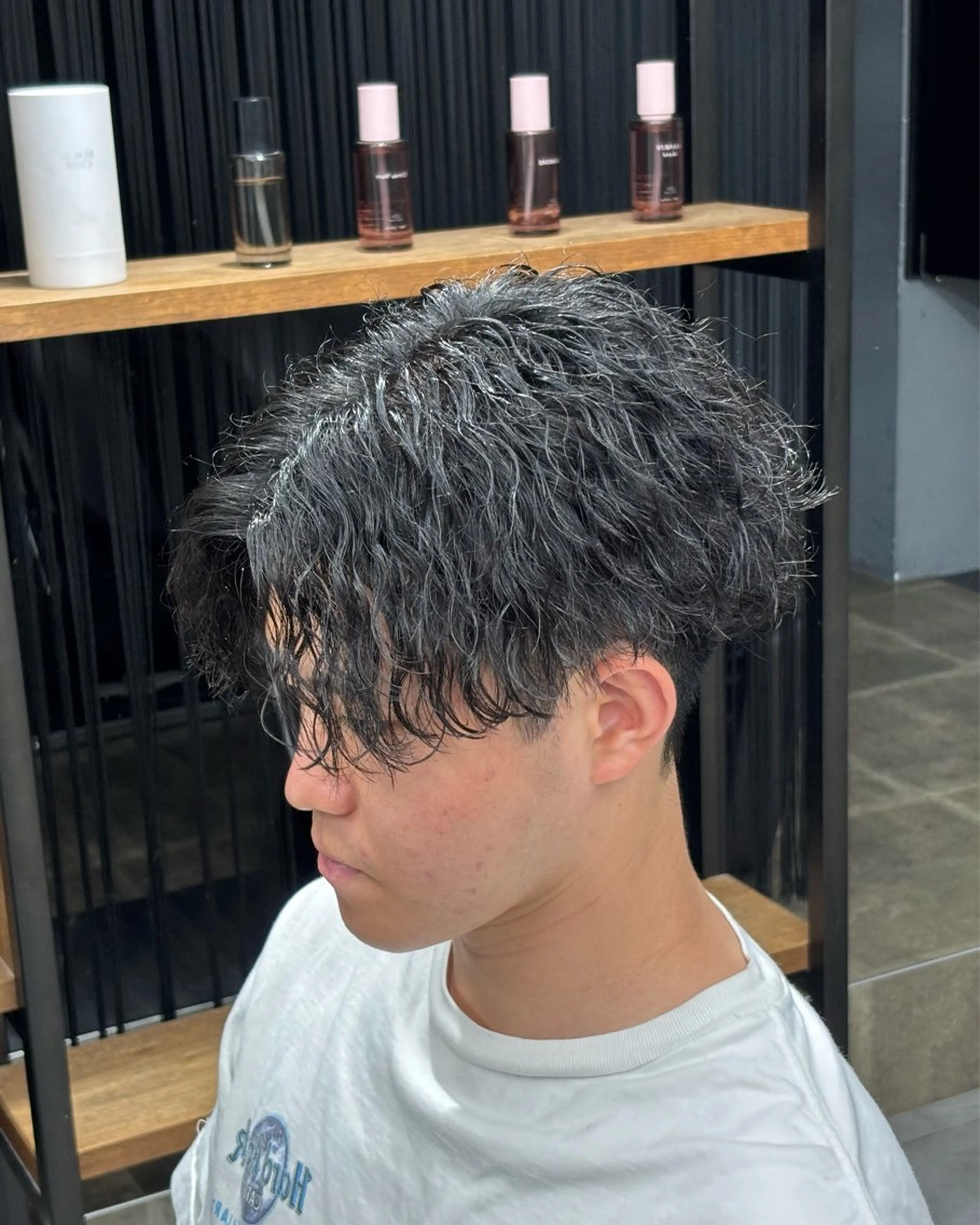 【メンズ限定】⚡️縦落ちパーマパーマ⚡️カット＋パーマの写真