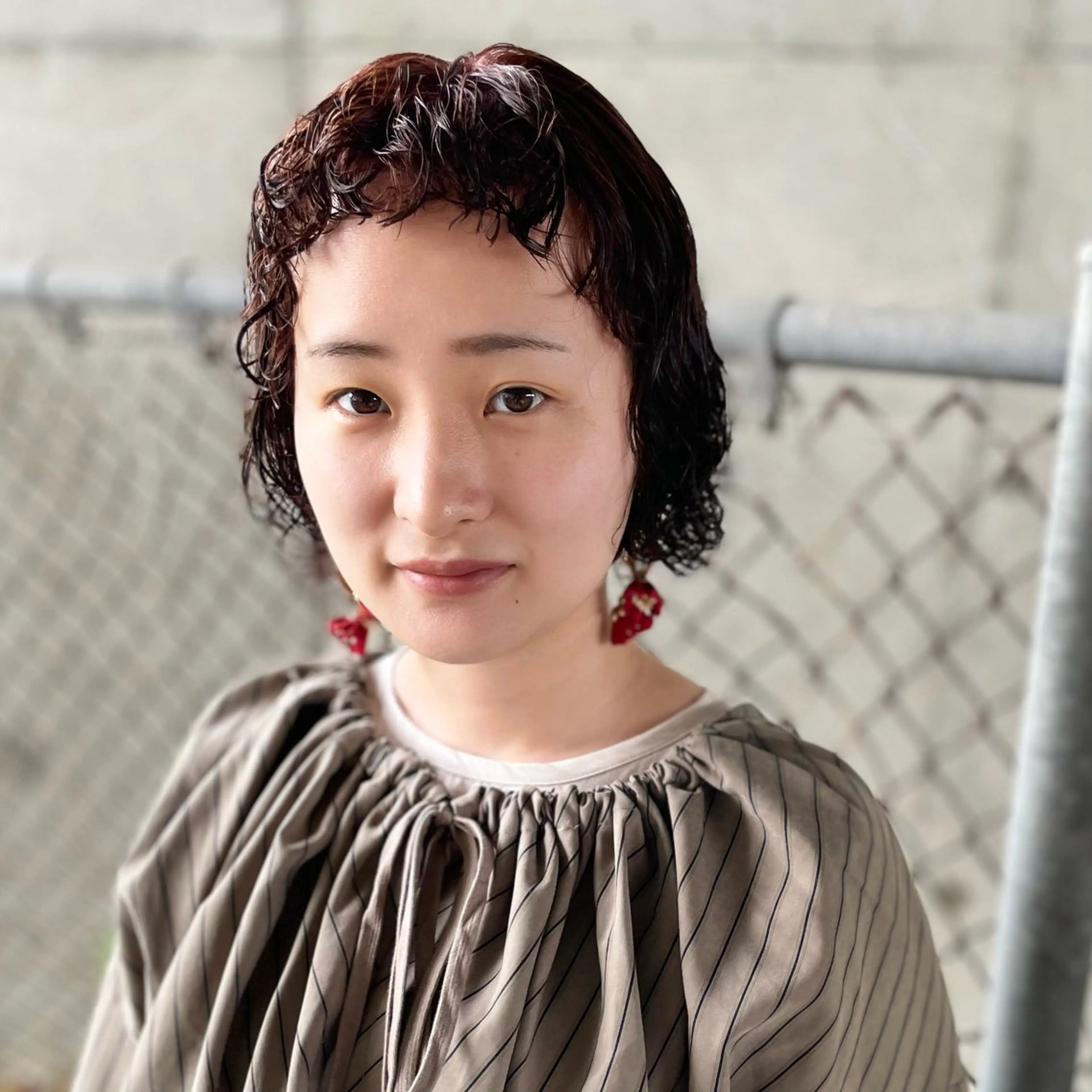 ミディアム ヘアカラー ちほ/ カットモデル募集のヘアスタイル