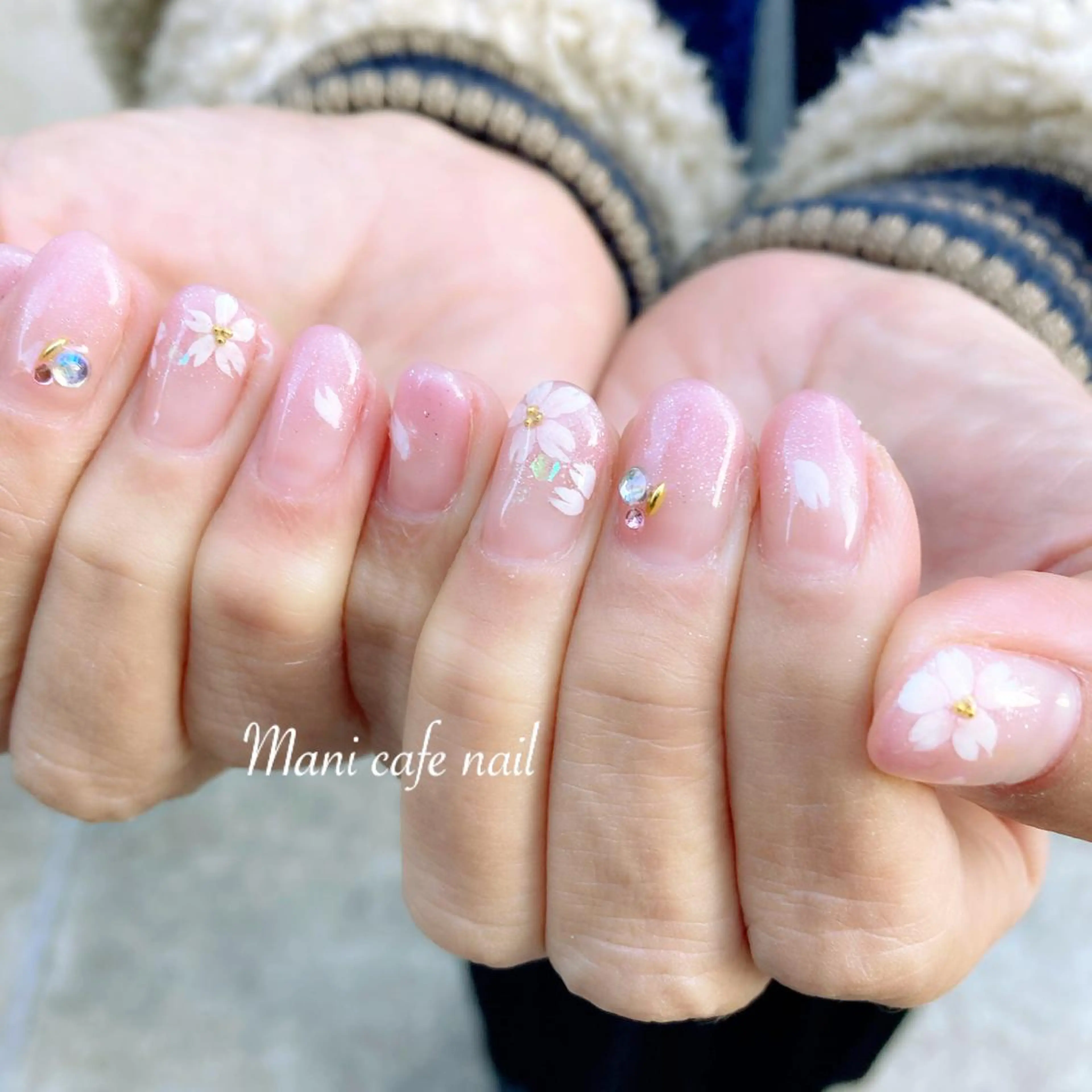 ネイル ハンドネイル Mani cafe nailのネイルデザイン
