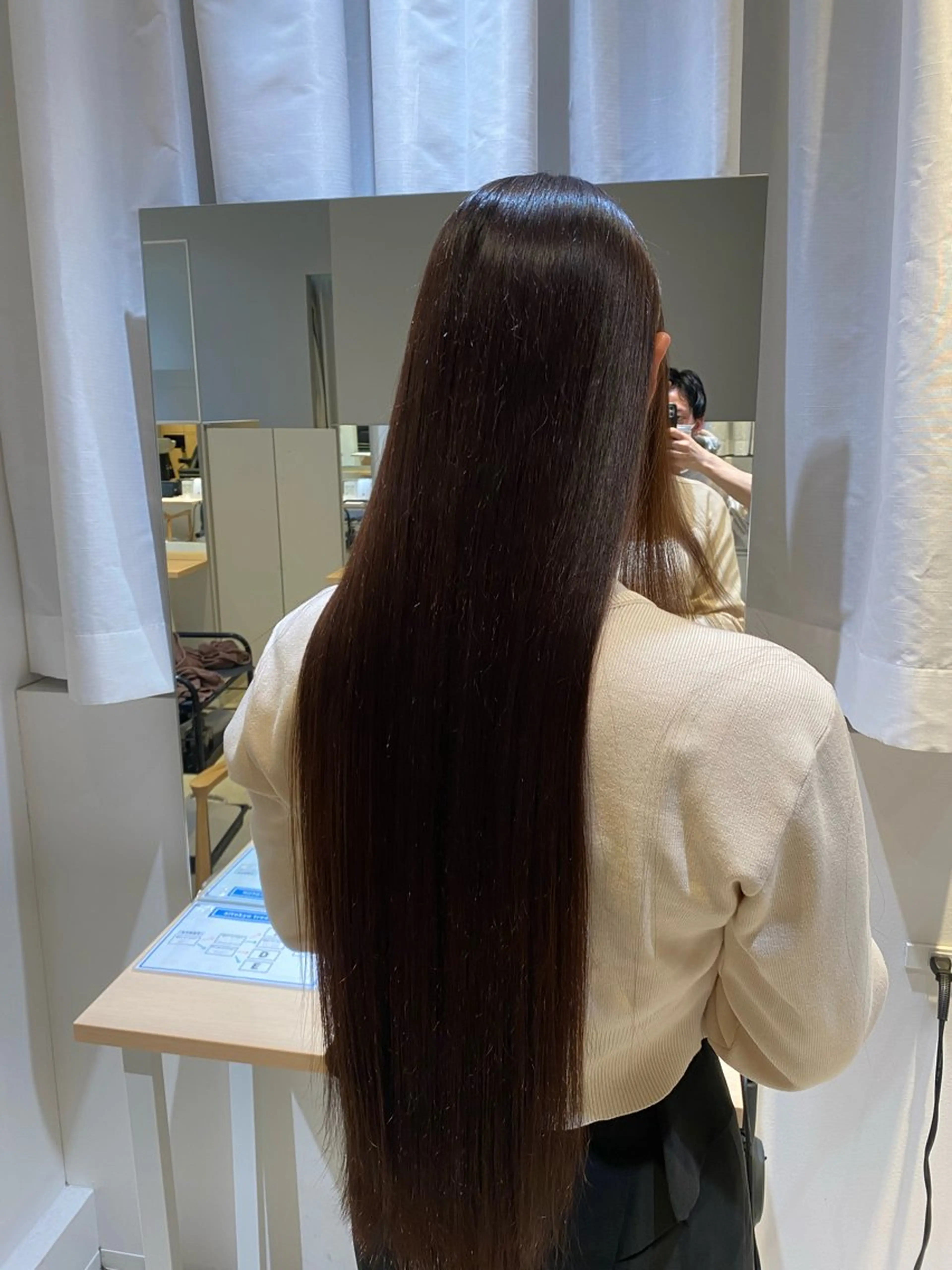 ロング ロング 縮毛矯正 AI　TOKYO hair 名古屋所属・波多野タケシ/ 縮毛矯正特化のヘアスタイル