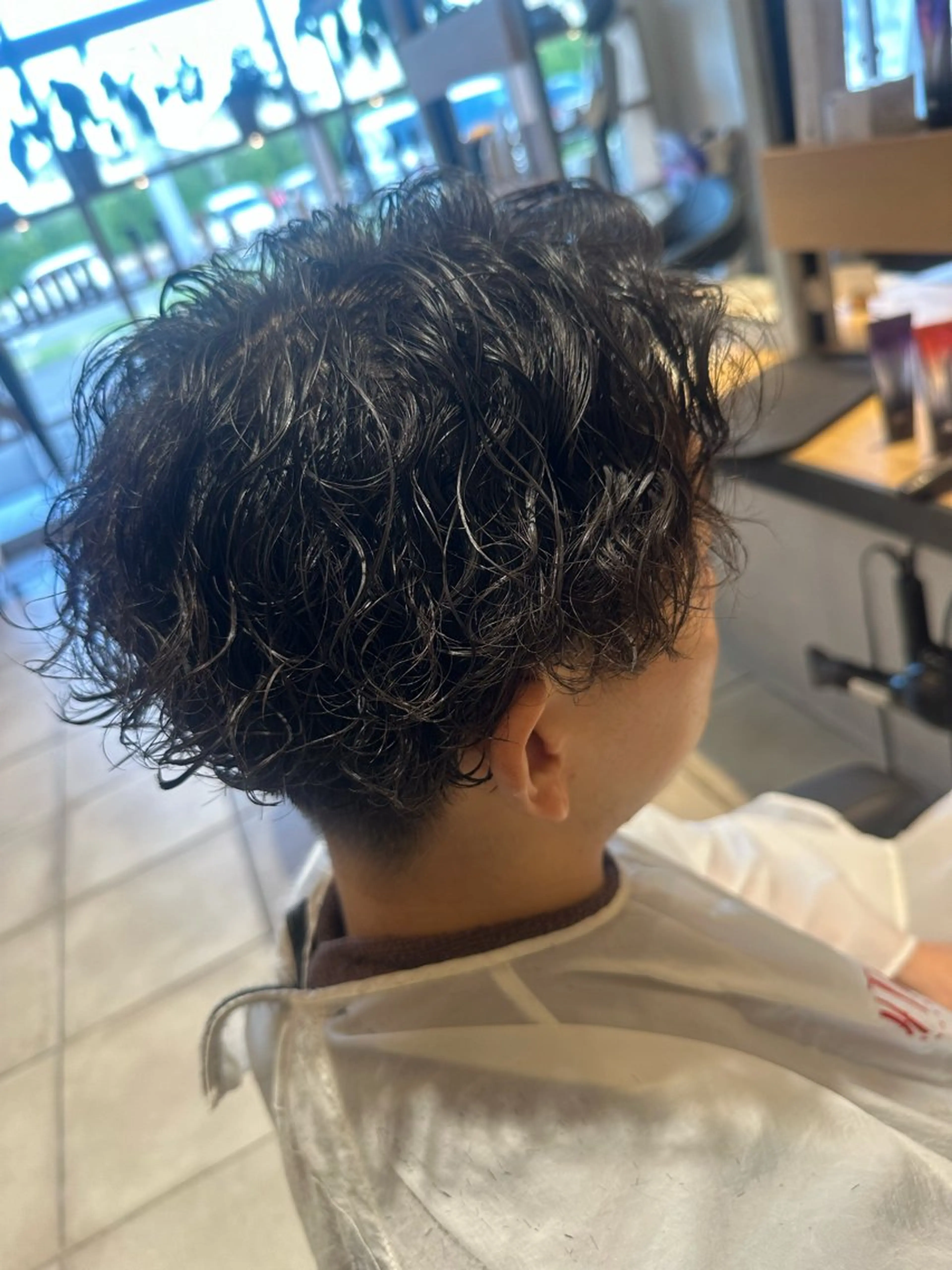 パーマ フクイ ミユのヘアスタイル