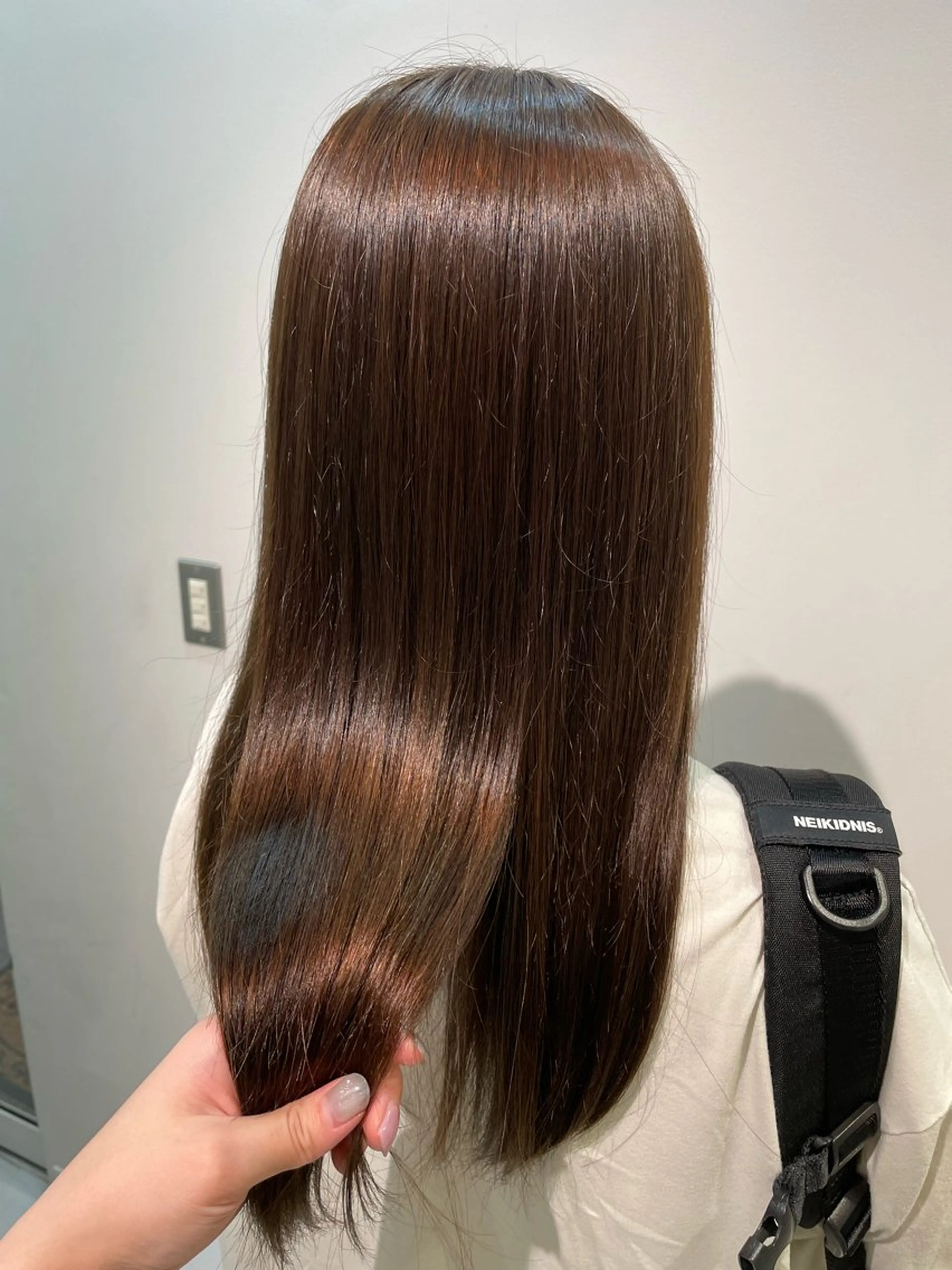 セミロング カラー カット 縮毛矯正 トリートメント Sana 🦢のヘアスタイル