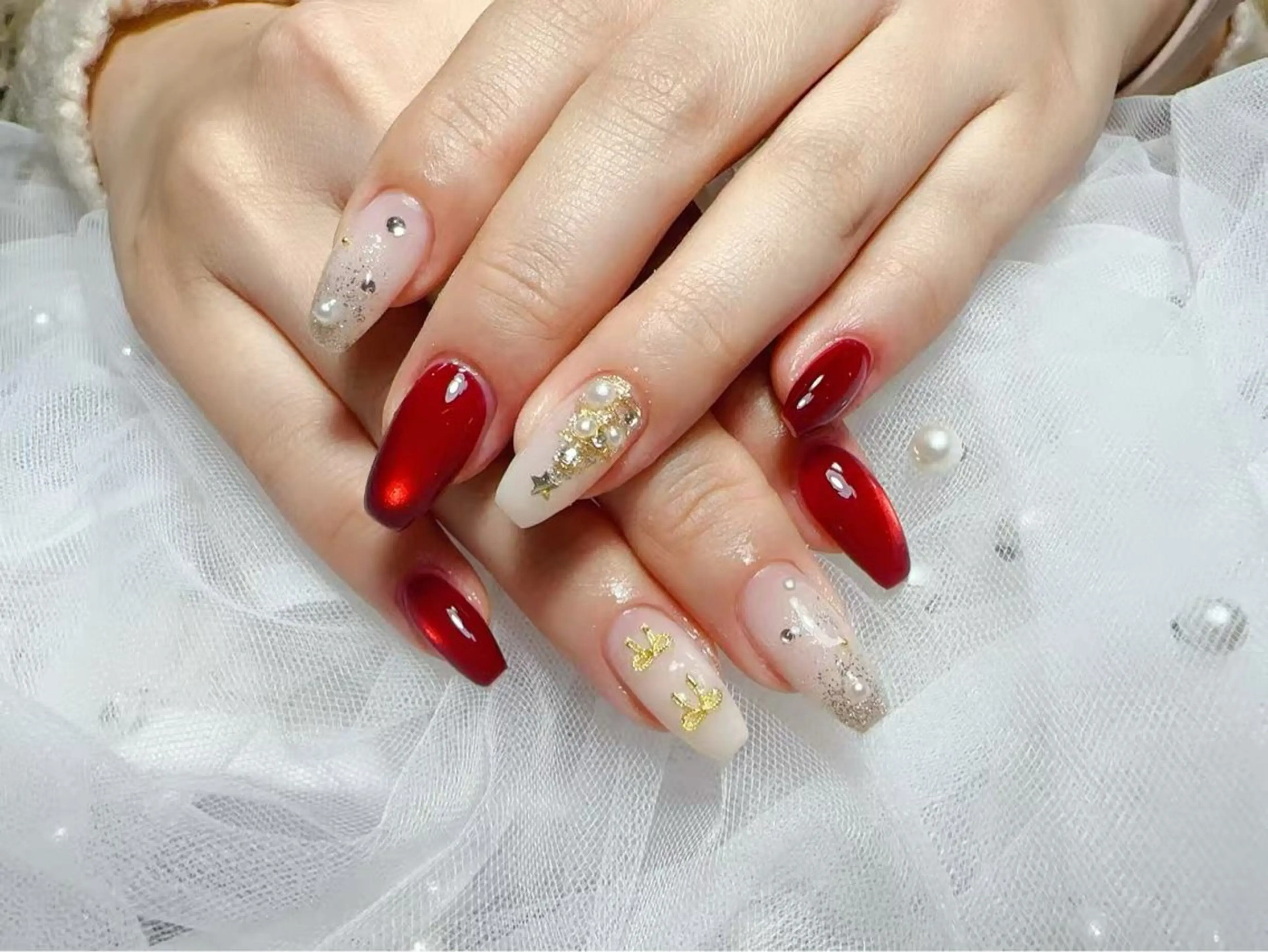 ネイル ハンドネイル ハンドケア ゆ きのネイルデザイン