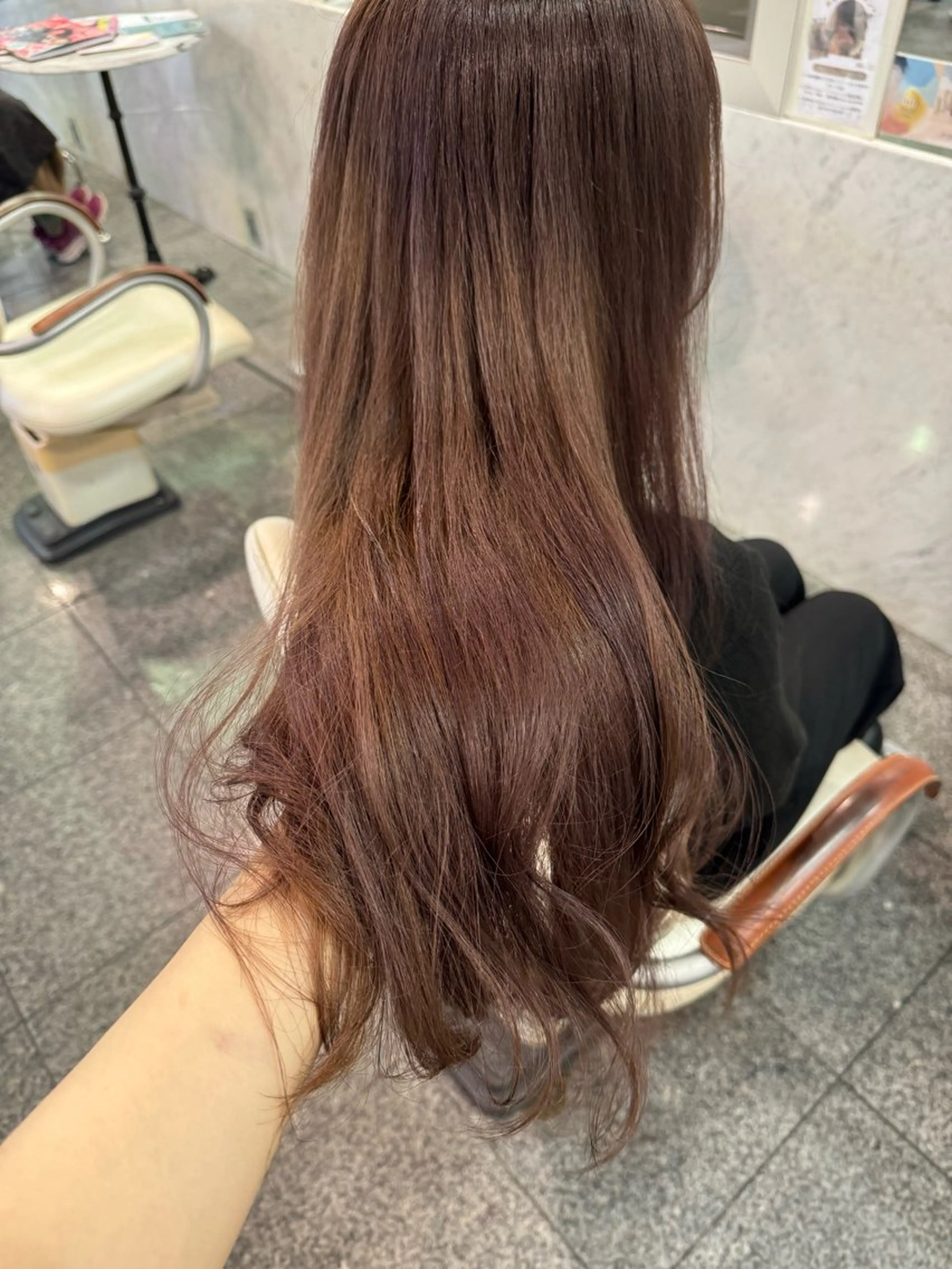 ロング カラー カット ヘアカラー トリートメント 🎀ヒシダアキ /taboo🎀のヘアスタイル