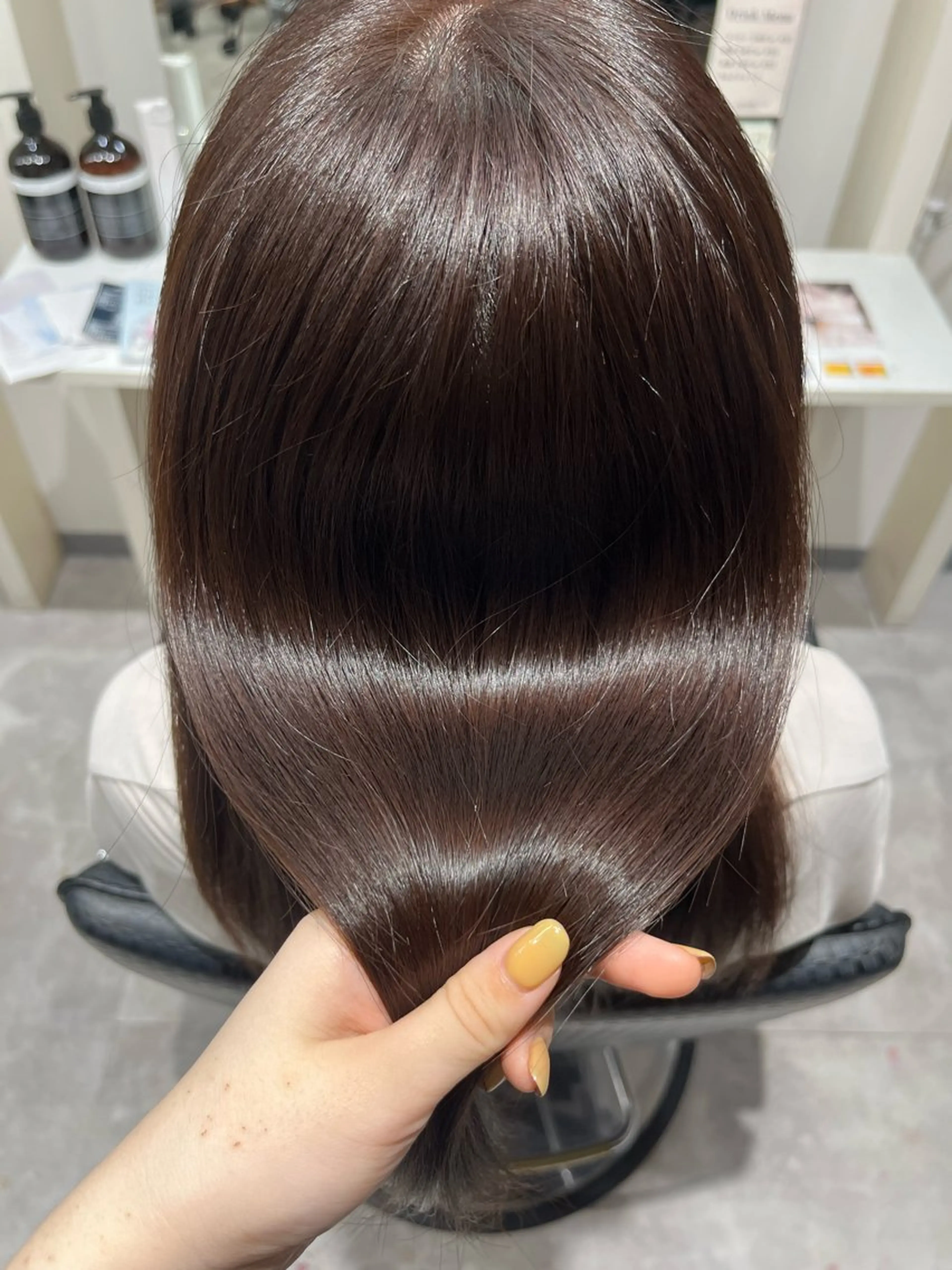 ロング カラー Glanz所属・Glanz yuukaのヘアスタイル