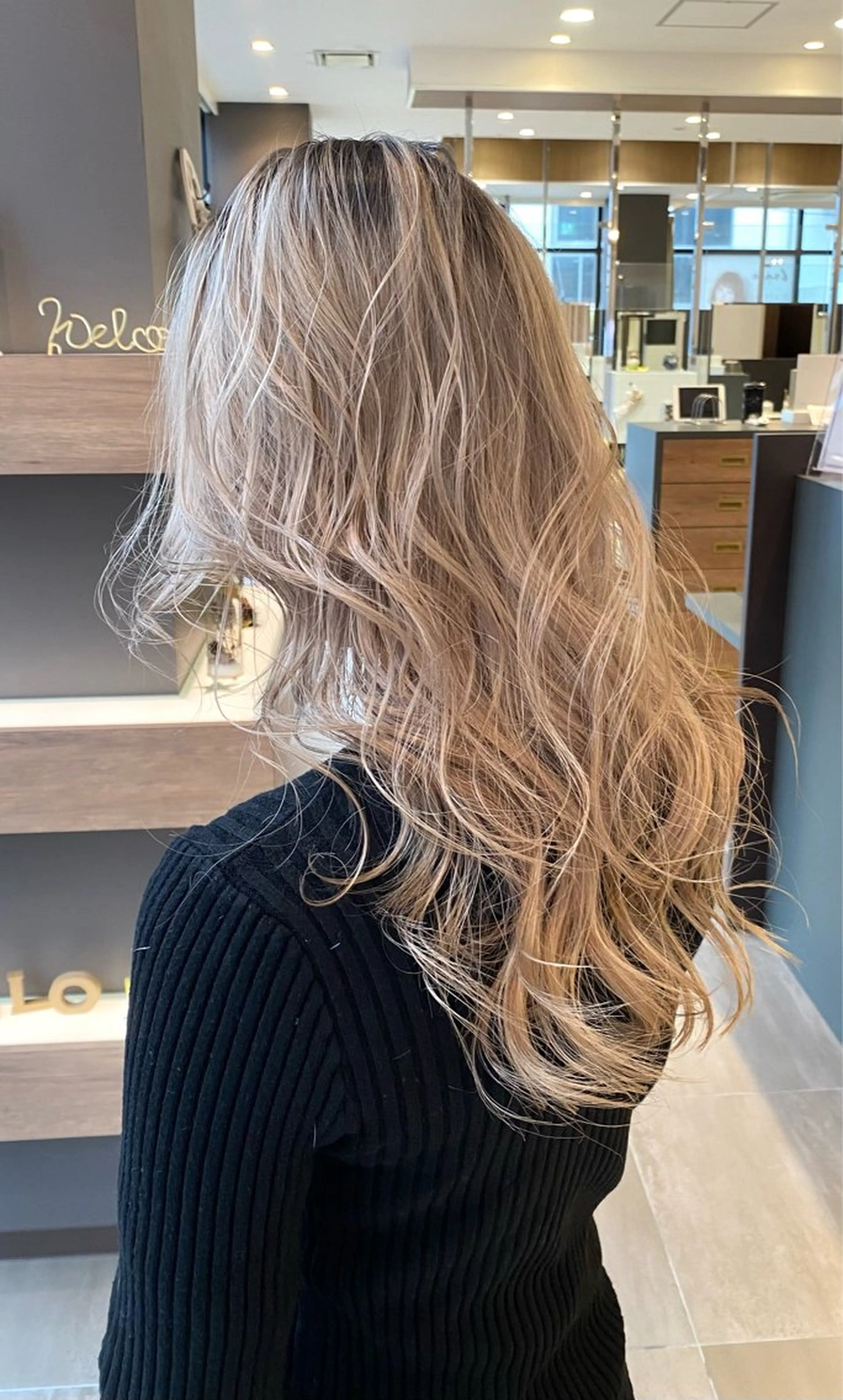 ロング カット ヘアカラー トリートメント ✨10000円以内で 叶う艶髪✨のヘアスタイル